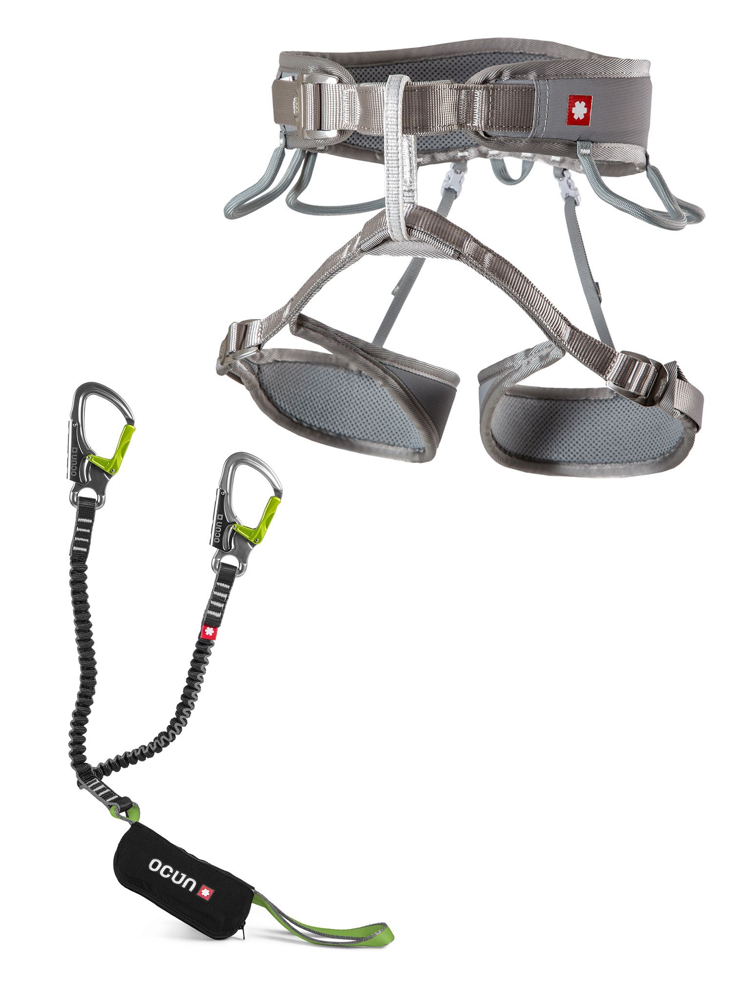 Набір віа феррата Ocun Via Ferrata Twist Set - grey silver