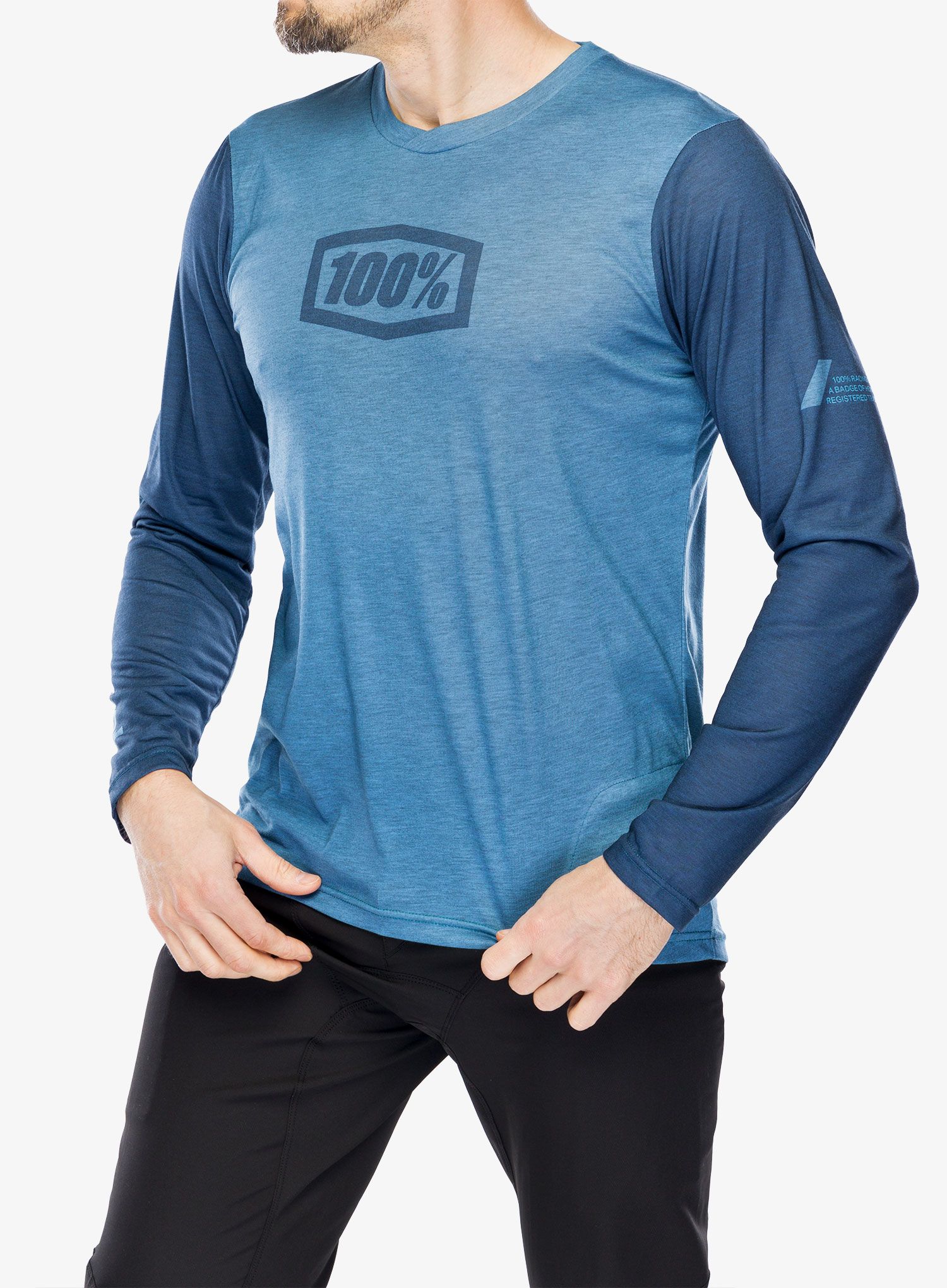 Велокофта 100% Airmatic Long Sleeve Jersey - slate blue