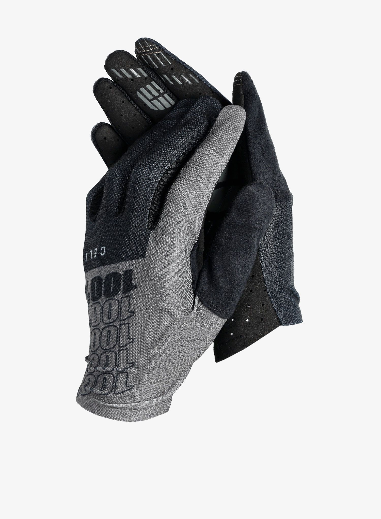 Велосипедні рукавиці 100% Celium - black/grey
