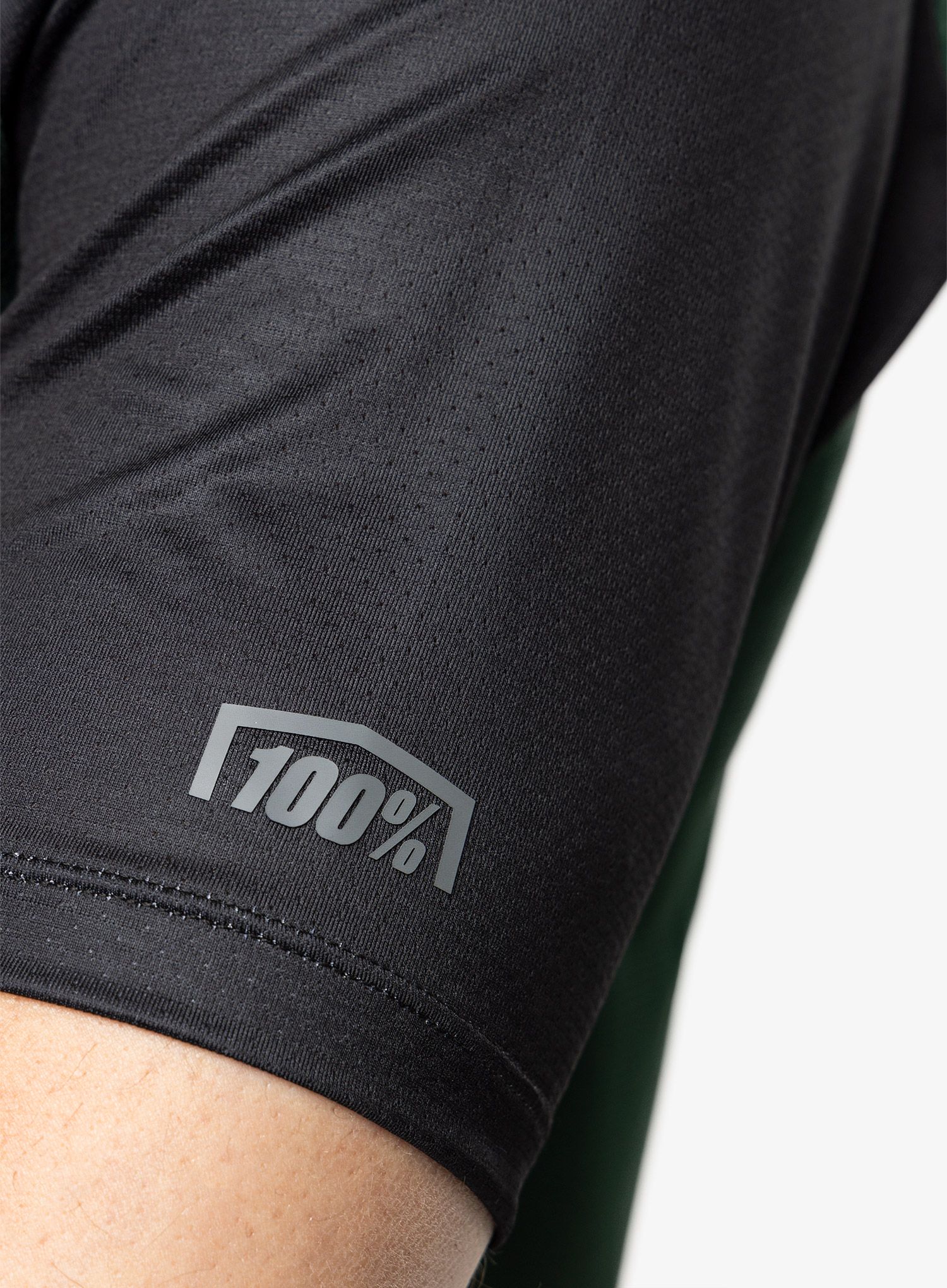 Велофутболка 100% Celium - forest green/black