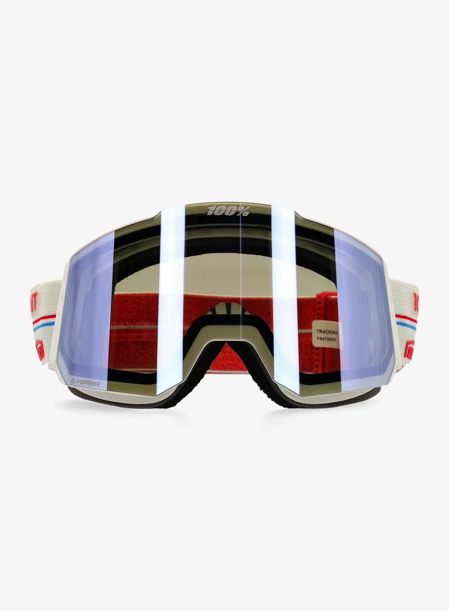 Окуляри лижні 100% Snowcraft Hiper - launch/mirror red lens