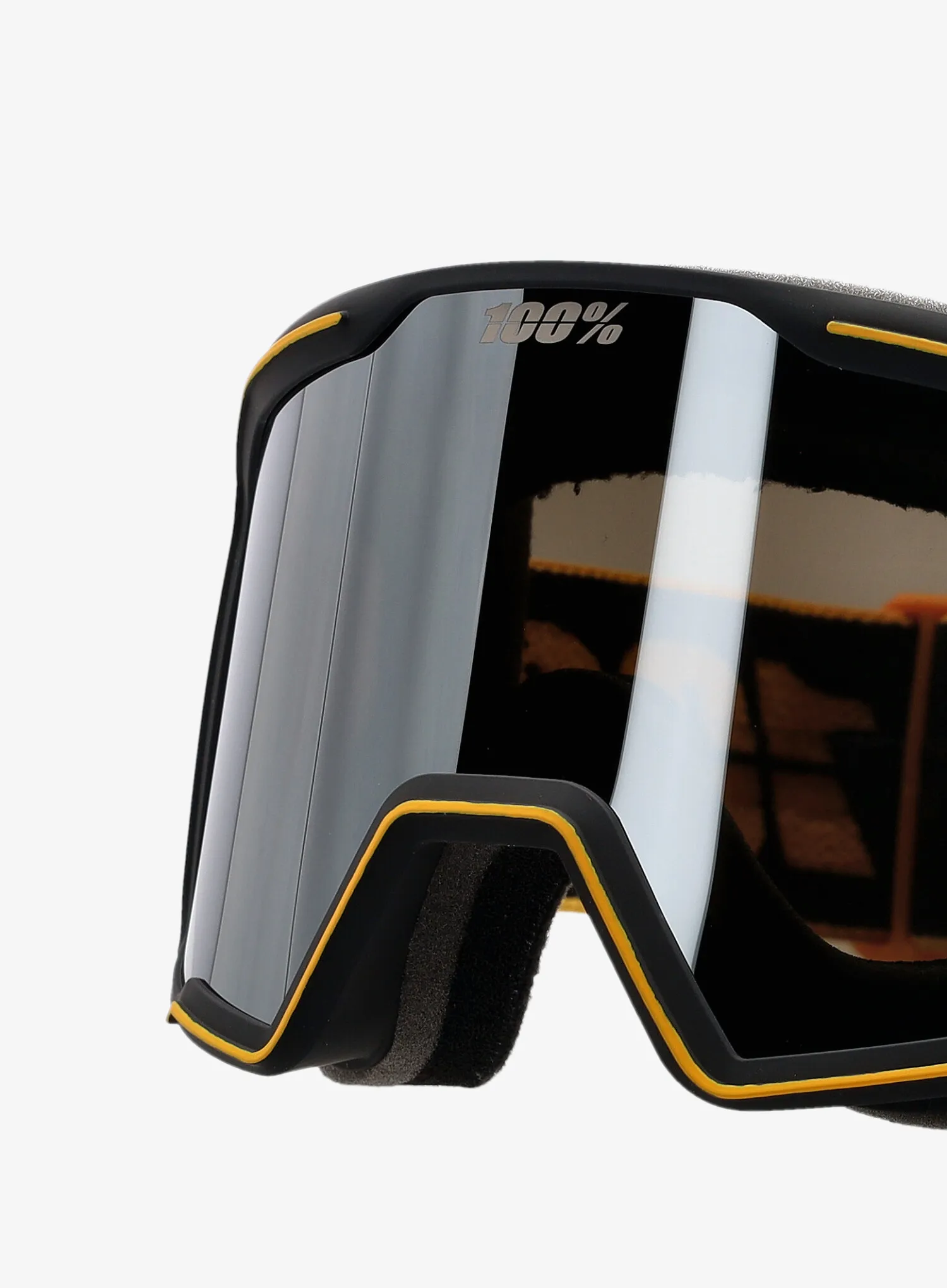 Окуляри лижні 100% Valnor - black camel/mirror silver lens
