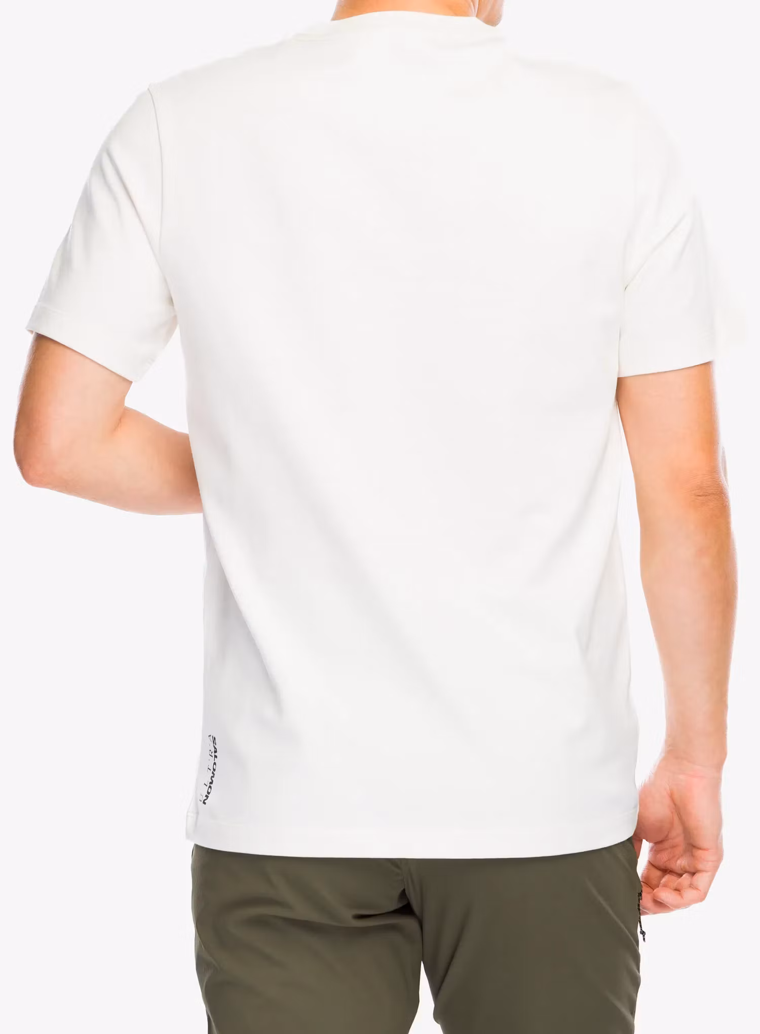 Футболка бавовняна Salomon Ultra Flag Logo S/S Tee - vanilla
