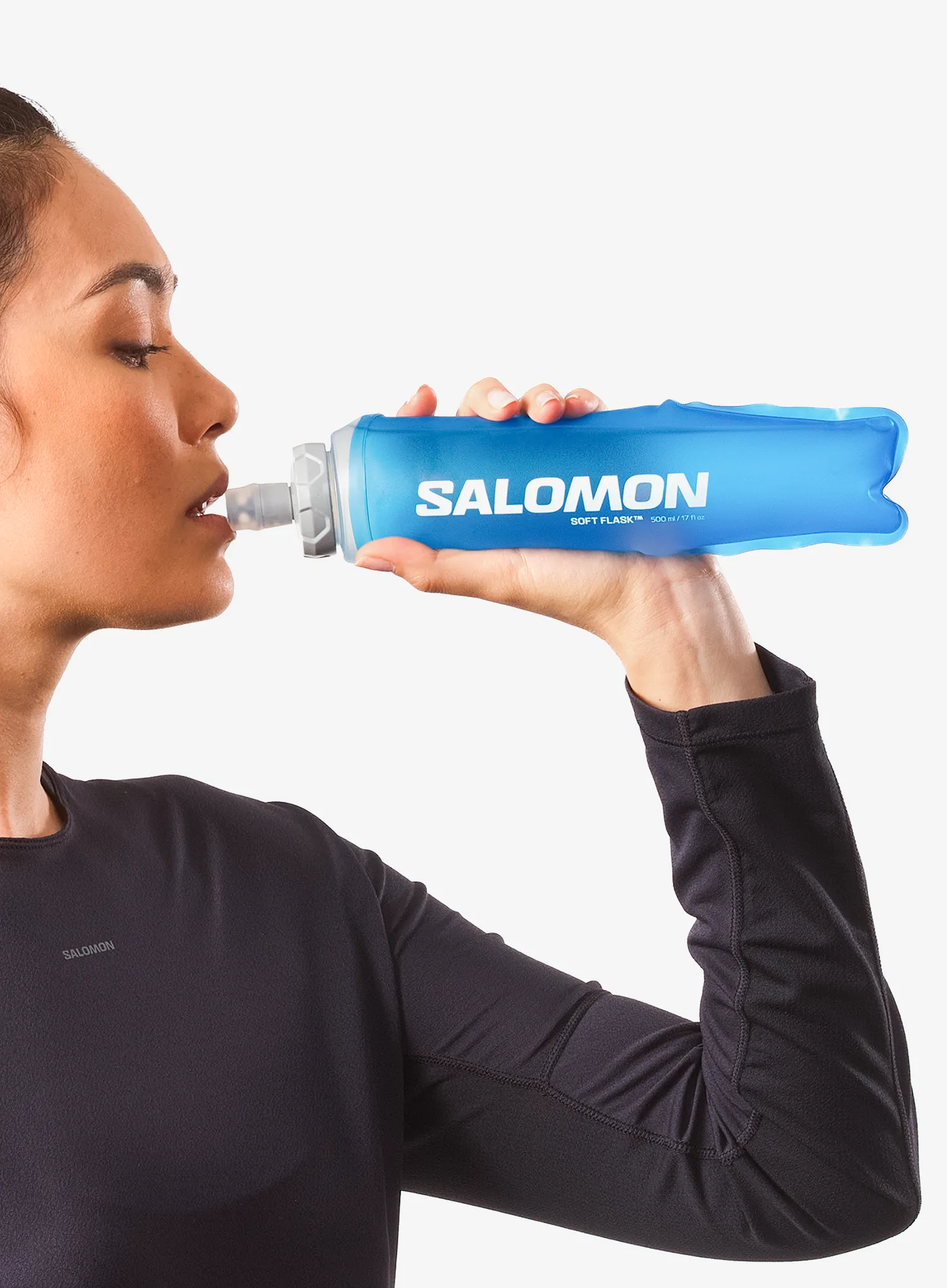 М'яка пляшка Salomon Soft Flask 500ml 17oz Ult - clear blue