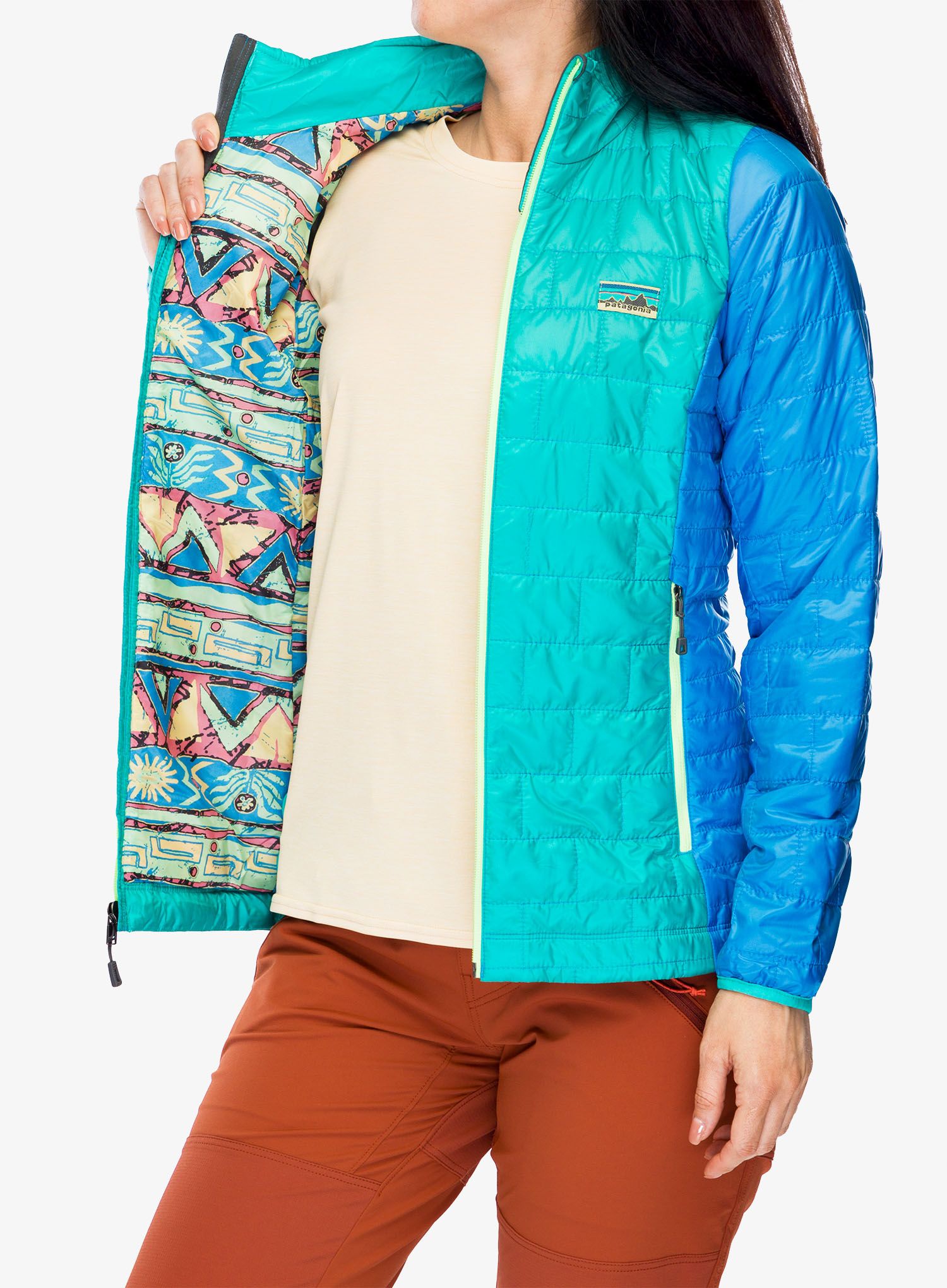 Куртка утеплена жіноча Patagonia Nano Puff Jacket - subtidal blue