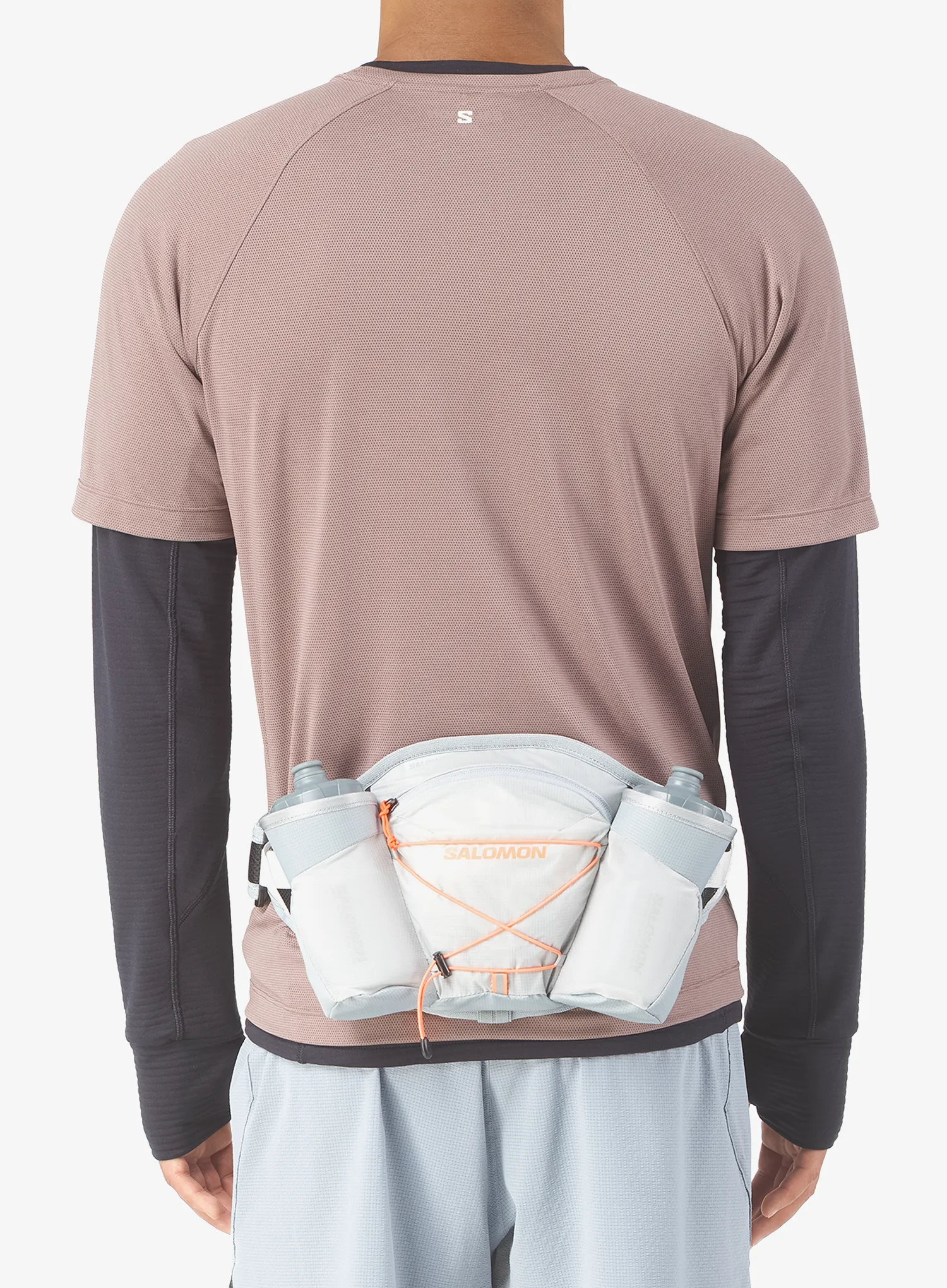 Пояс для бігу Salomon Cross Belt 2 Bottles - gray violet/quarry