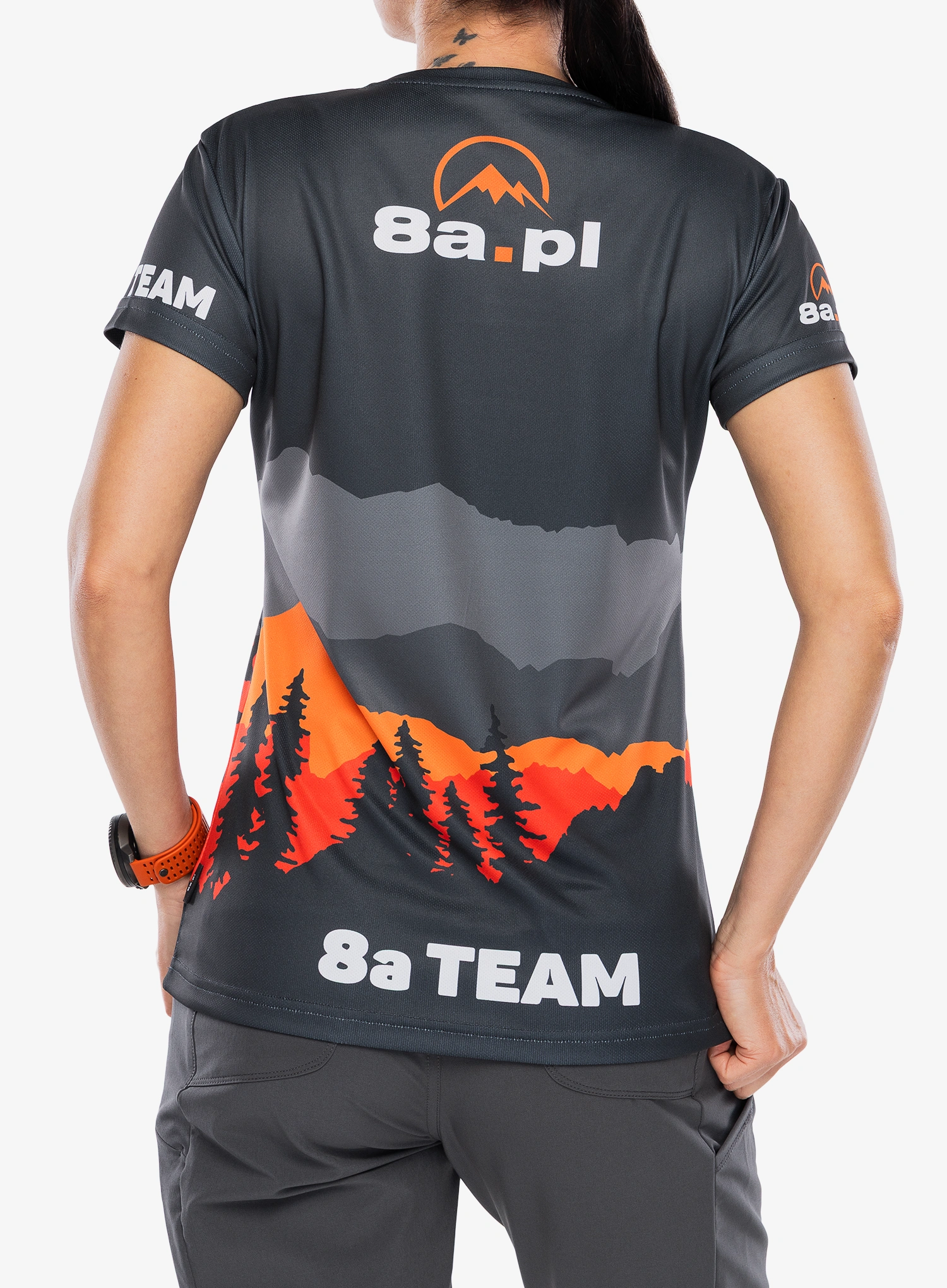 Футболка з принтом жіноча 8a Team - full print