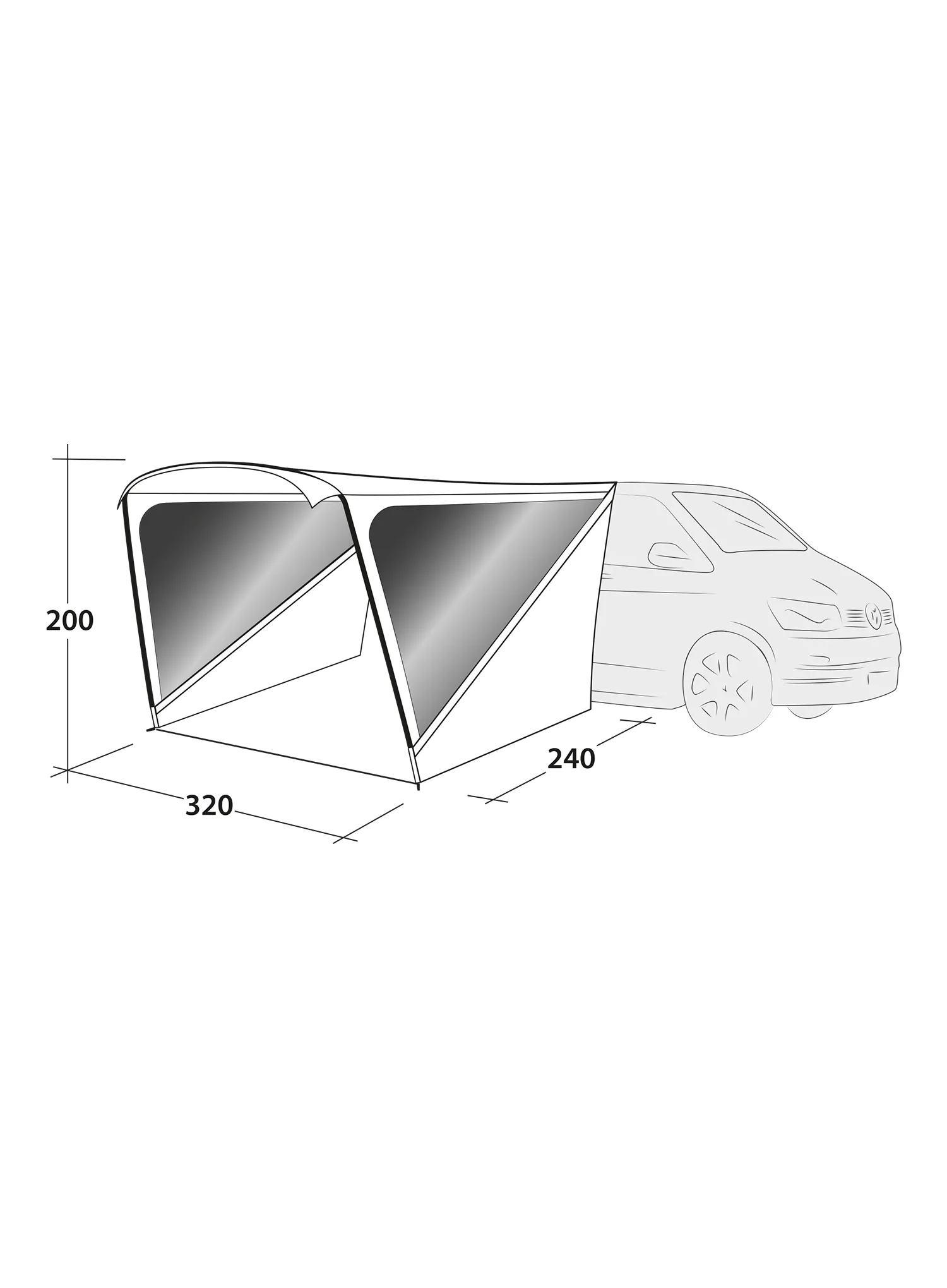 Тент приставний Outwell Touring Shelter