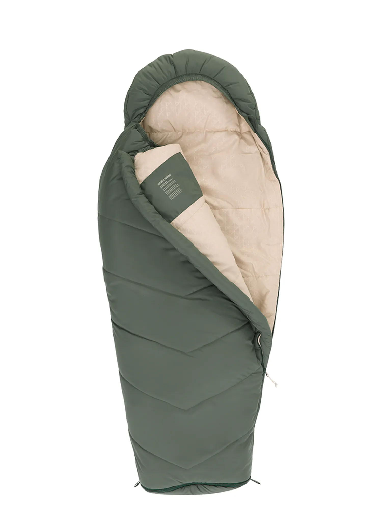 Спальний мішок для дитини Outwell Convertible Junior (120-150 cm) - dusty green