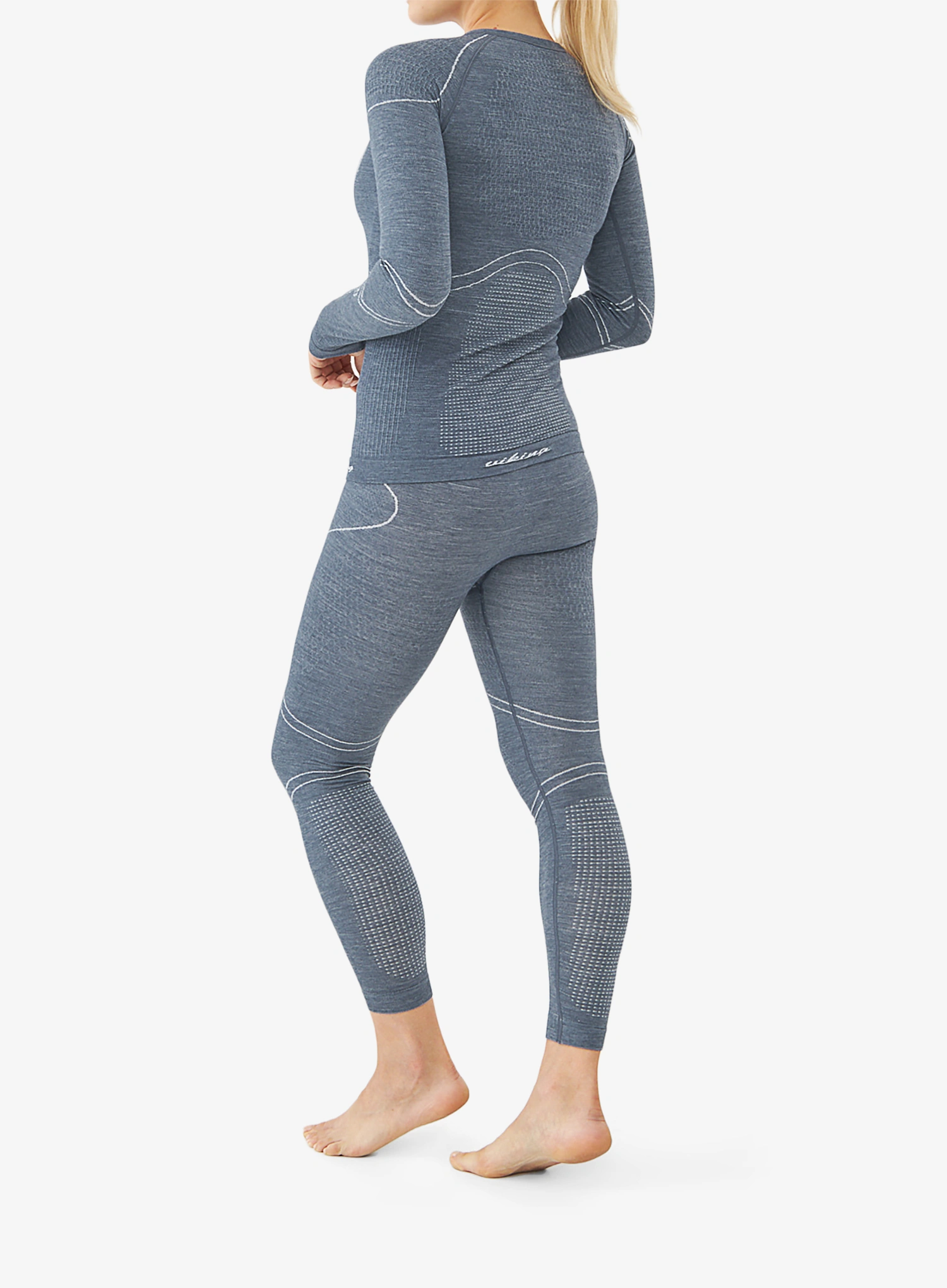 Жіноча термобілизна Viking Base Layer Lana Pro Set - dark grey