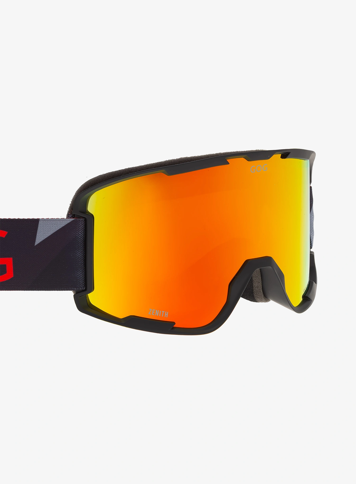 Окуляри лижні GOG Zenith - matt black/reflex red S2