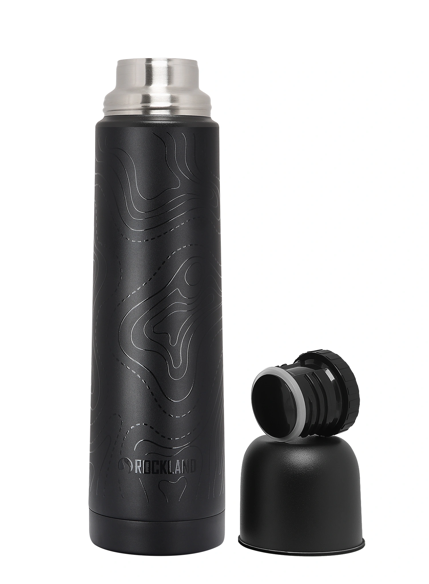 Термос Rockland Helios 0.75 L - black print