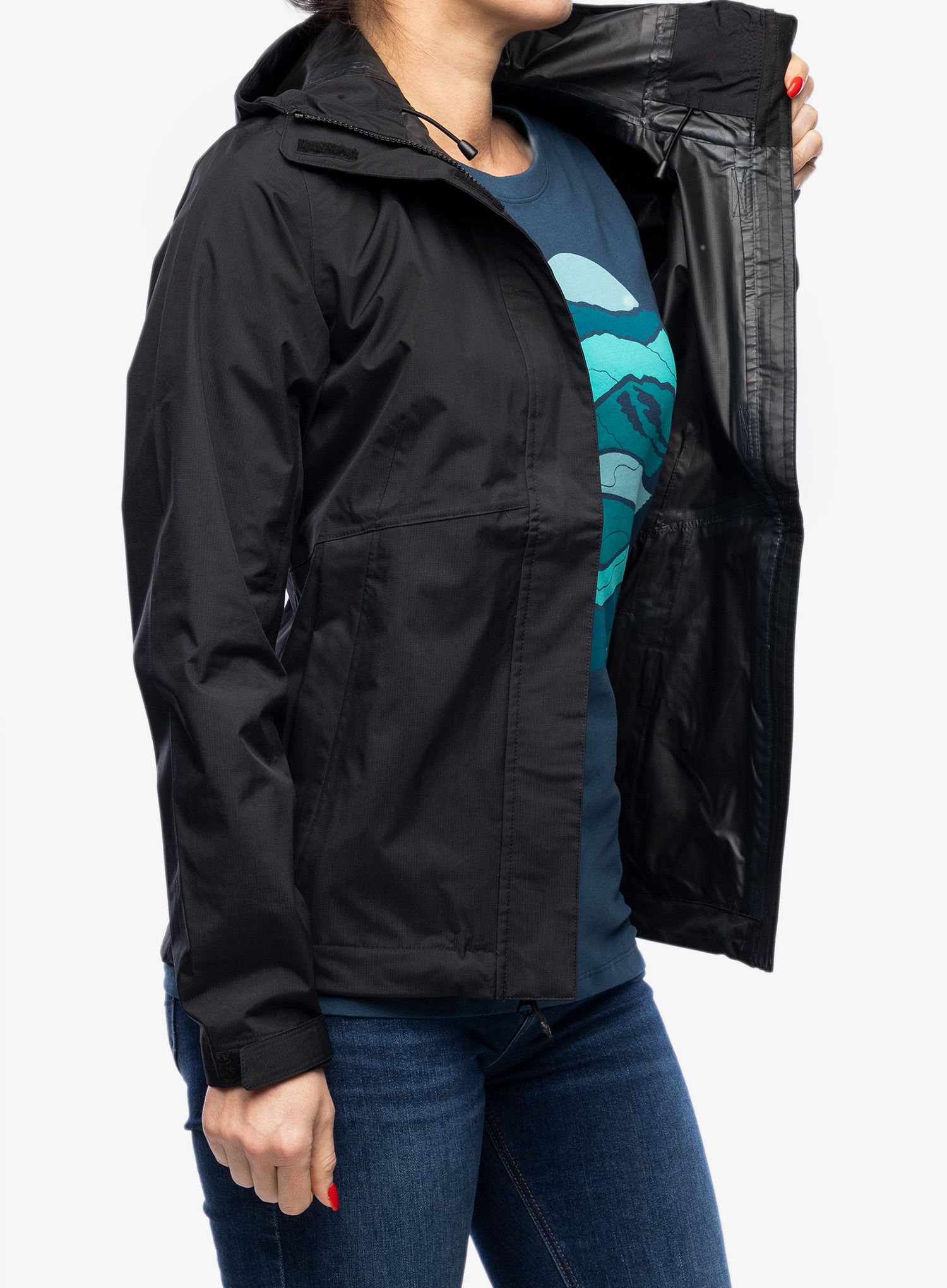 Куртка жіноча 5.11 Adventure Rain Shell - black