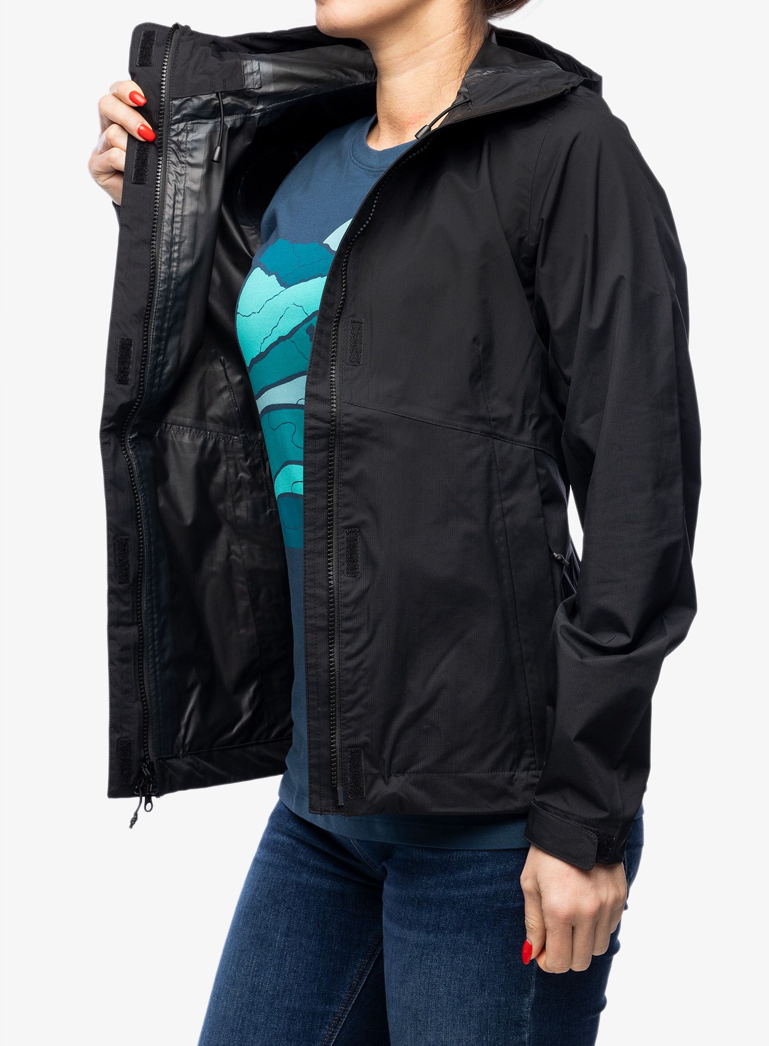 Куртка жіноча 5.11 Adventure Rain Shell - black