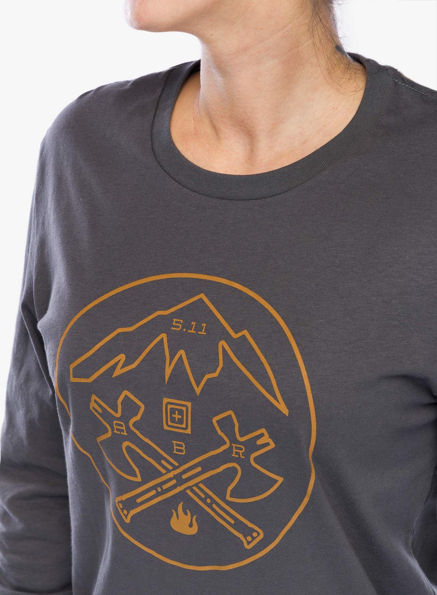 Лонгслів жіночий 5.11 Axe Mountain L/S Tee - charcoal