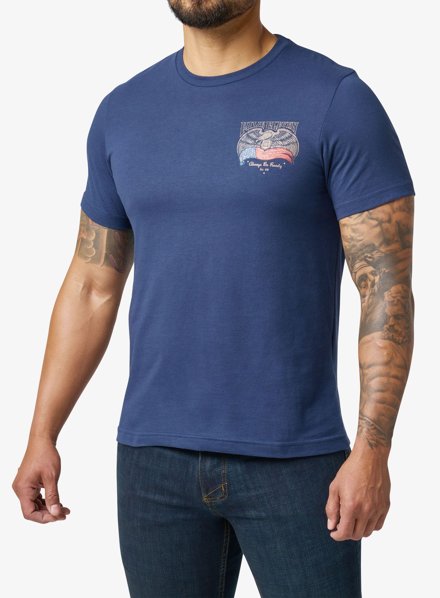 Футболка 5.11 Birds And Banners S/S Tee - pacific navy