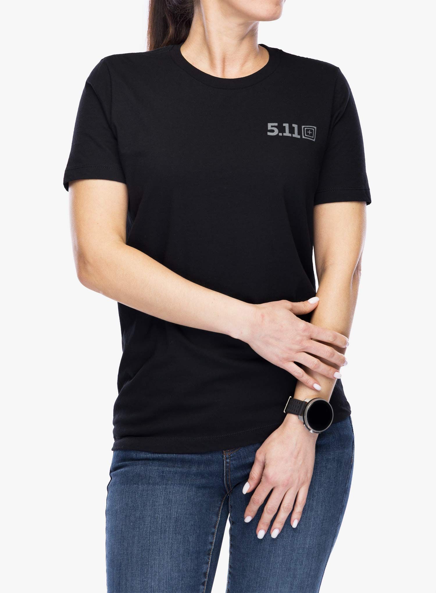 Футболка з принтом жіноча 5.11 Camp Knife Tee - black