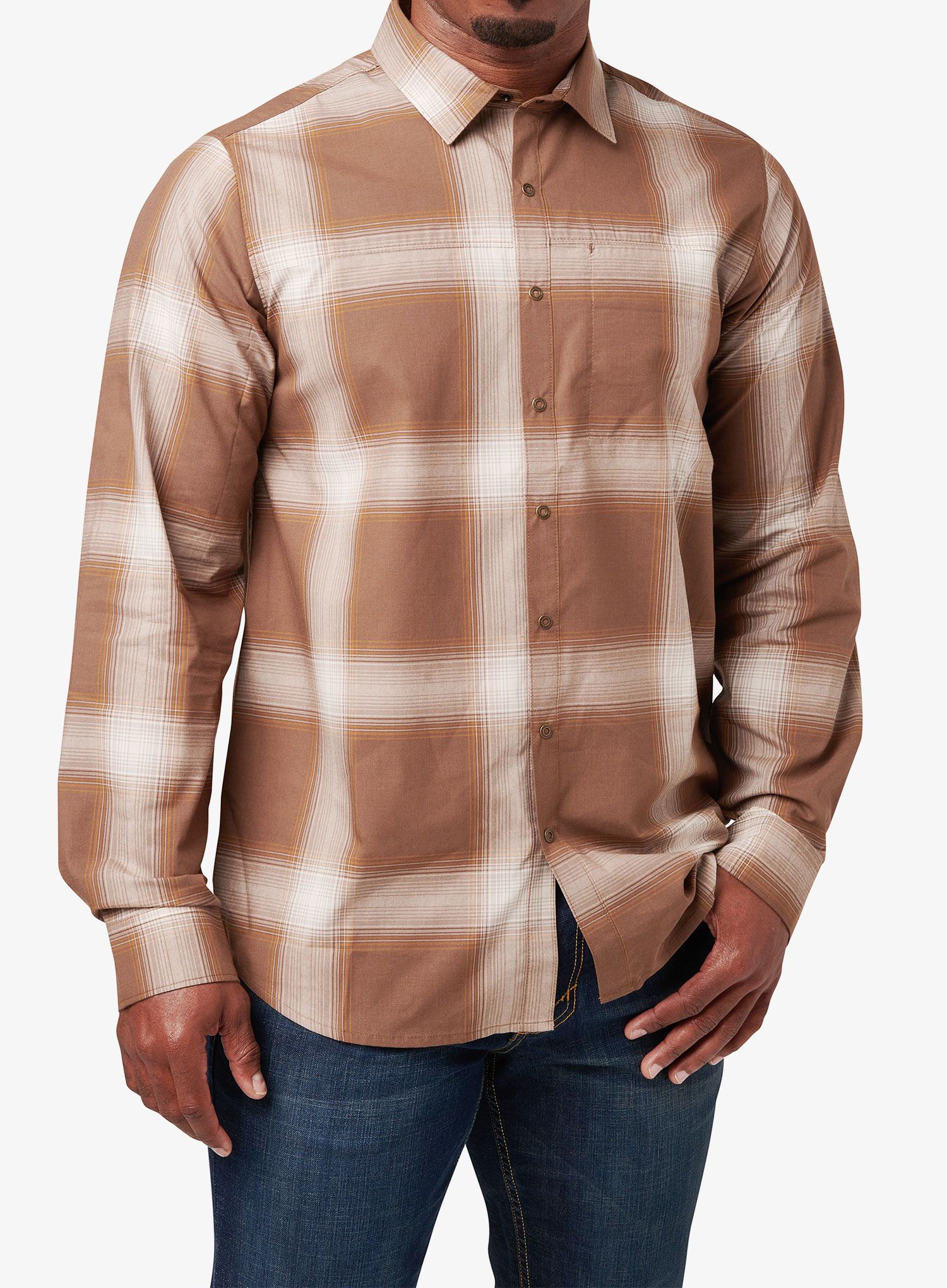 Сорочка 5.11 Igor Plaid L/S - drk erth pld