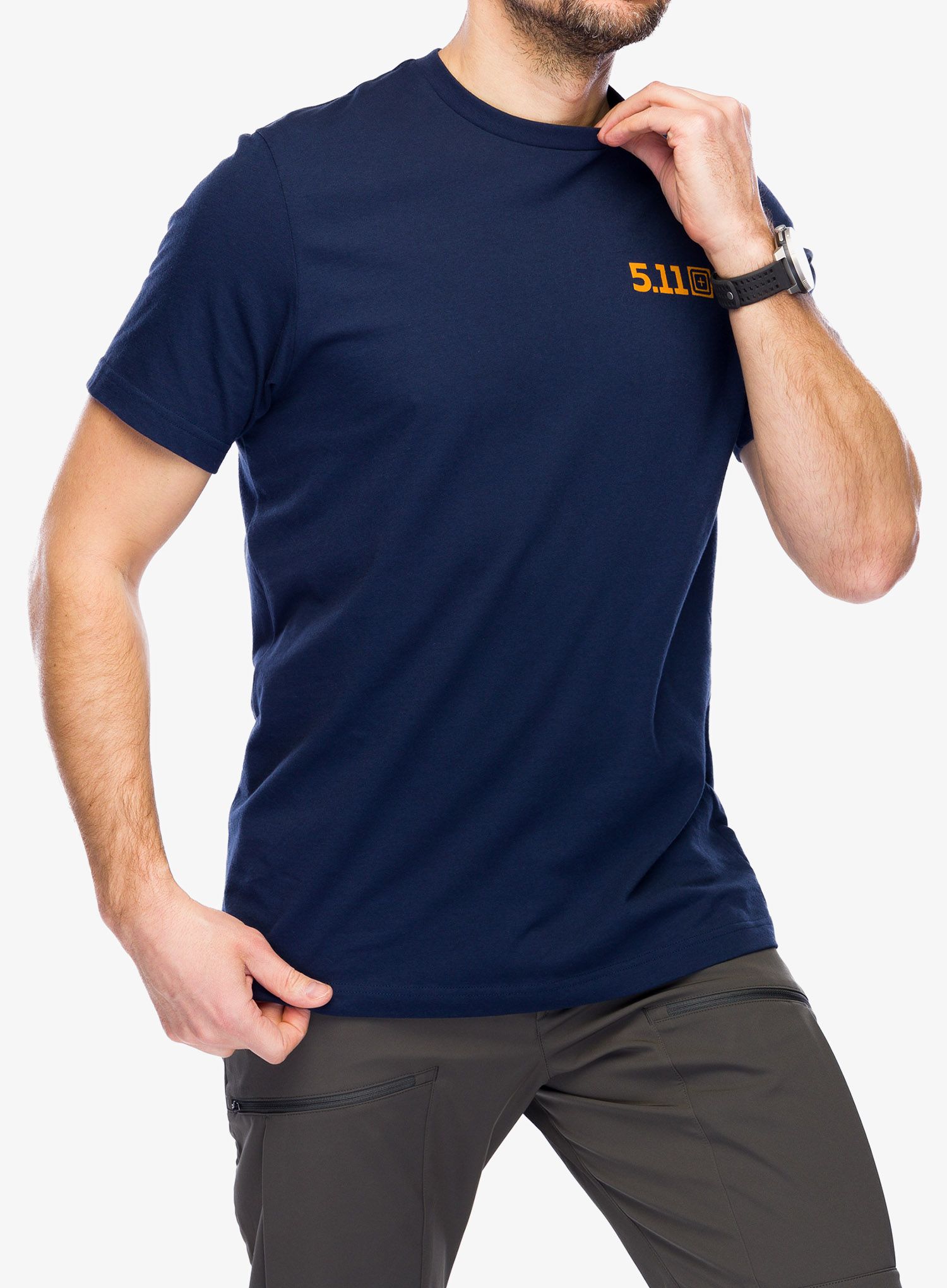Футболка з принтом 5.11 Overlander Sunset S/S - pacific navy