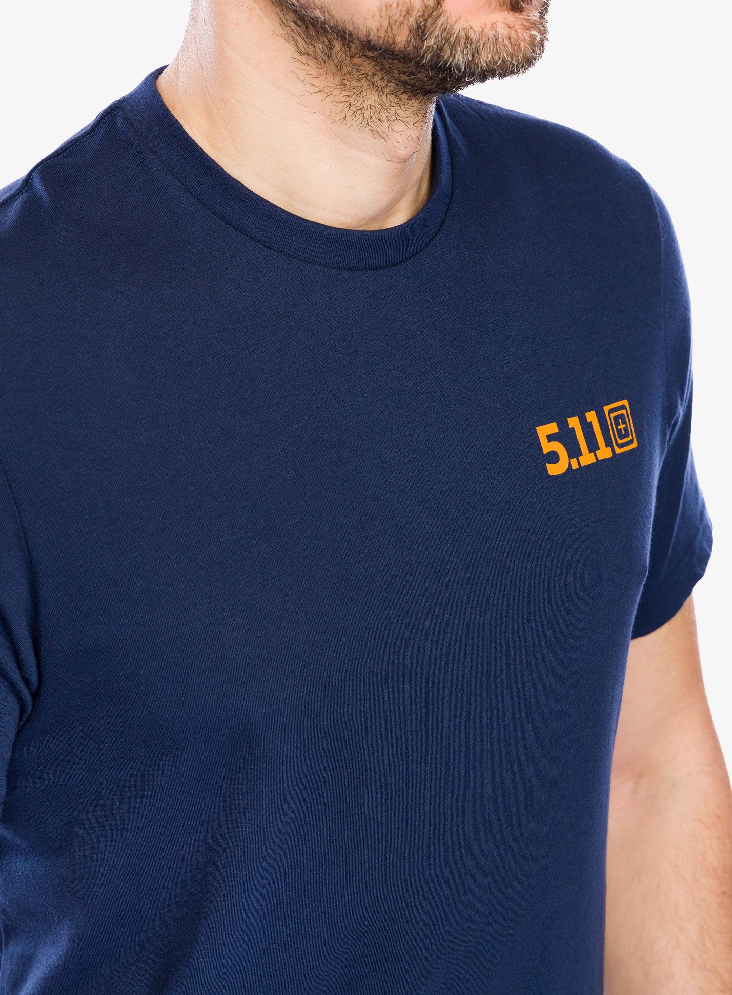 Футболка з принтом 5.11 Overlander Sunset S/S - pacific navy