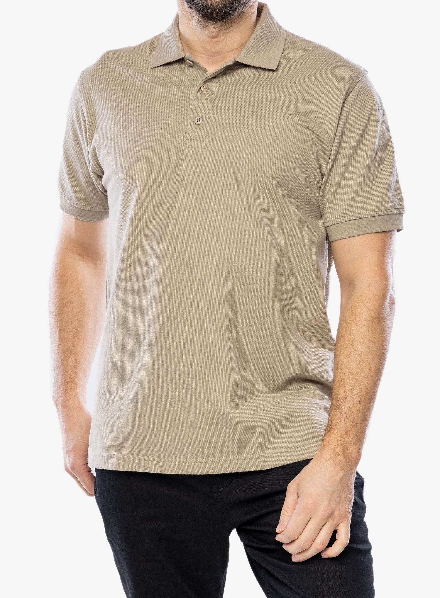 Футболка бавовняна 5.11 Professional S/S Polo - silver tan