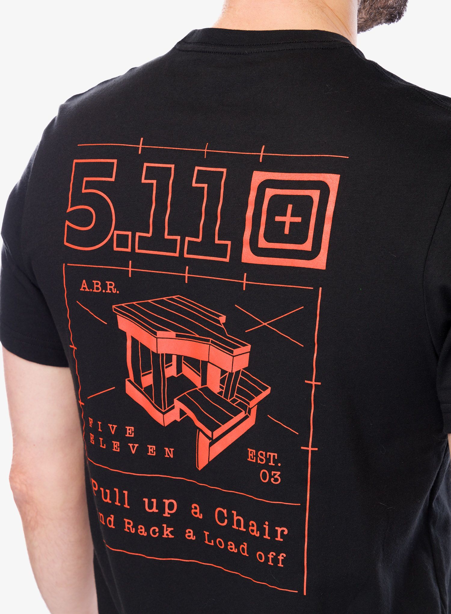 Футболка з принтом 5.11 Pull Up a Chair S/S - black