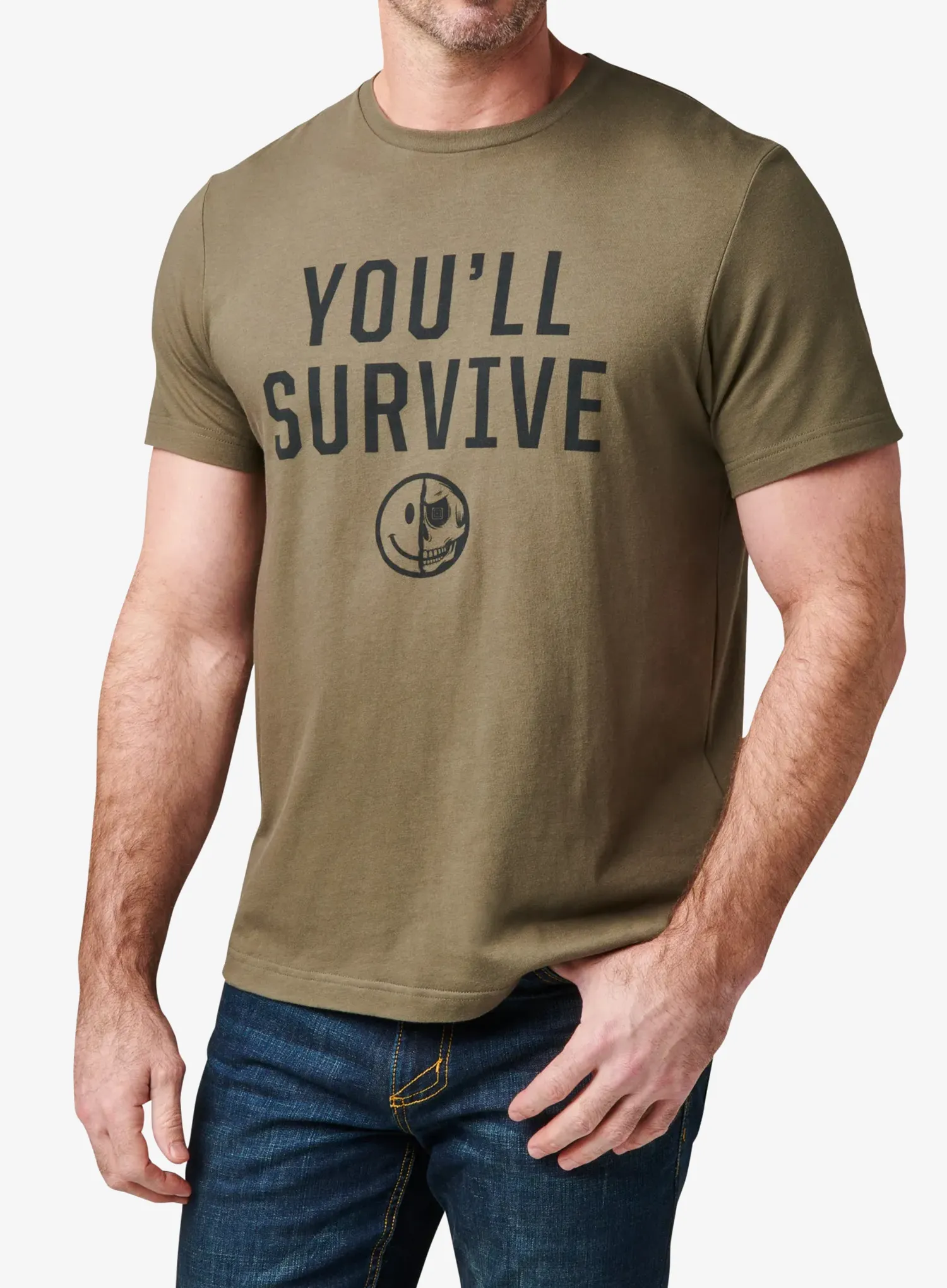 Футболка тактична 5.11 You'll Survive Tee - ranger green