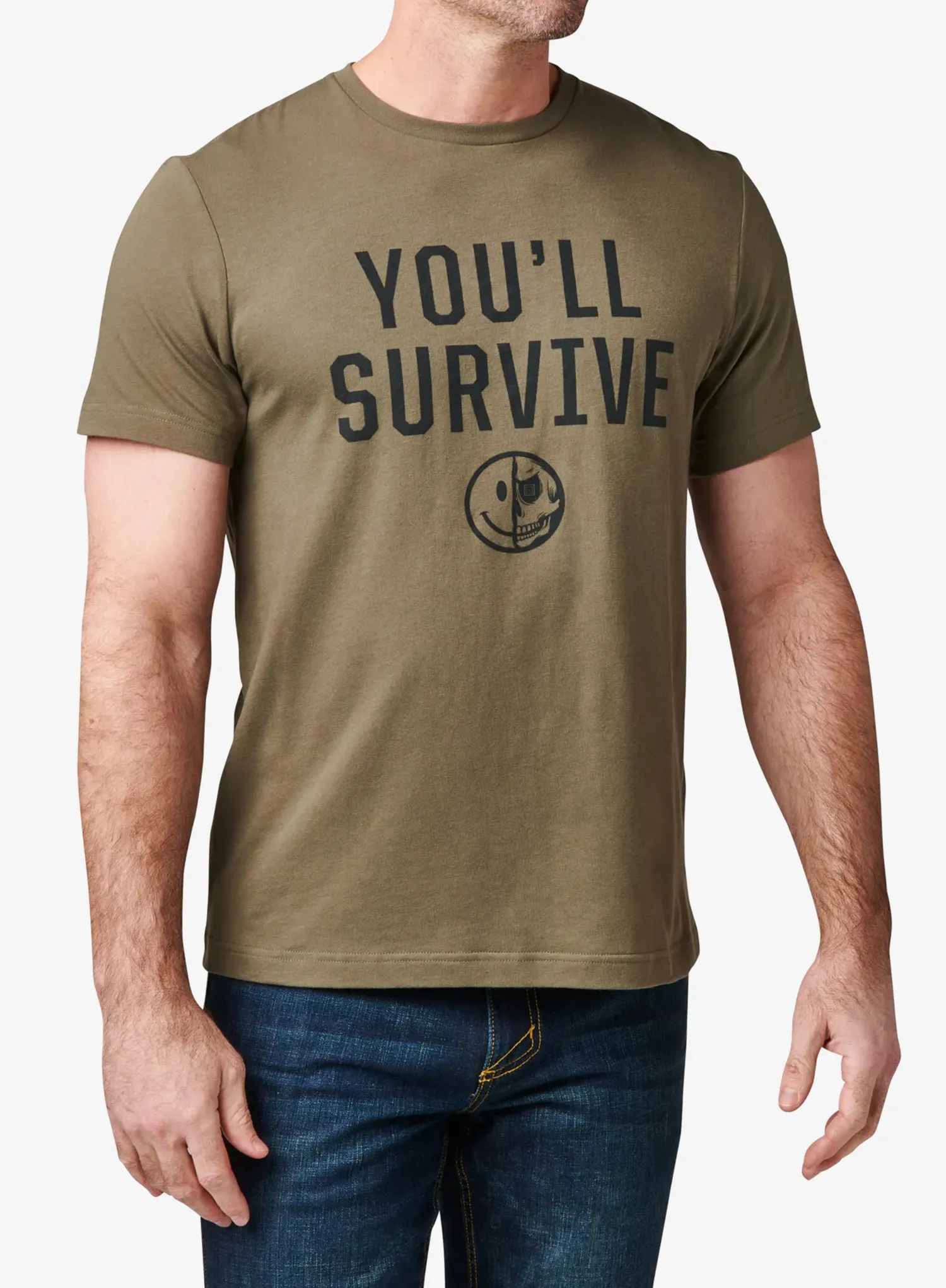 Футболка тактична 5.11 You'll Survive Tee - ranger green