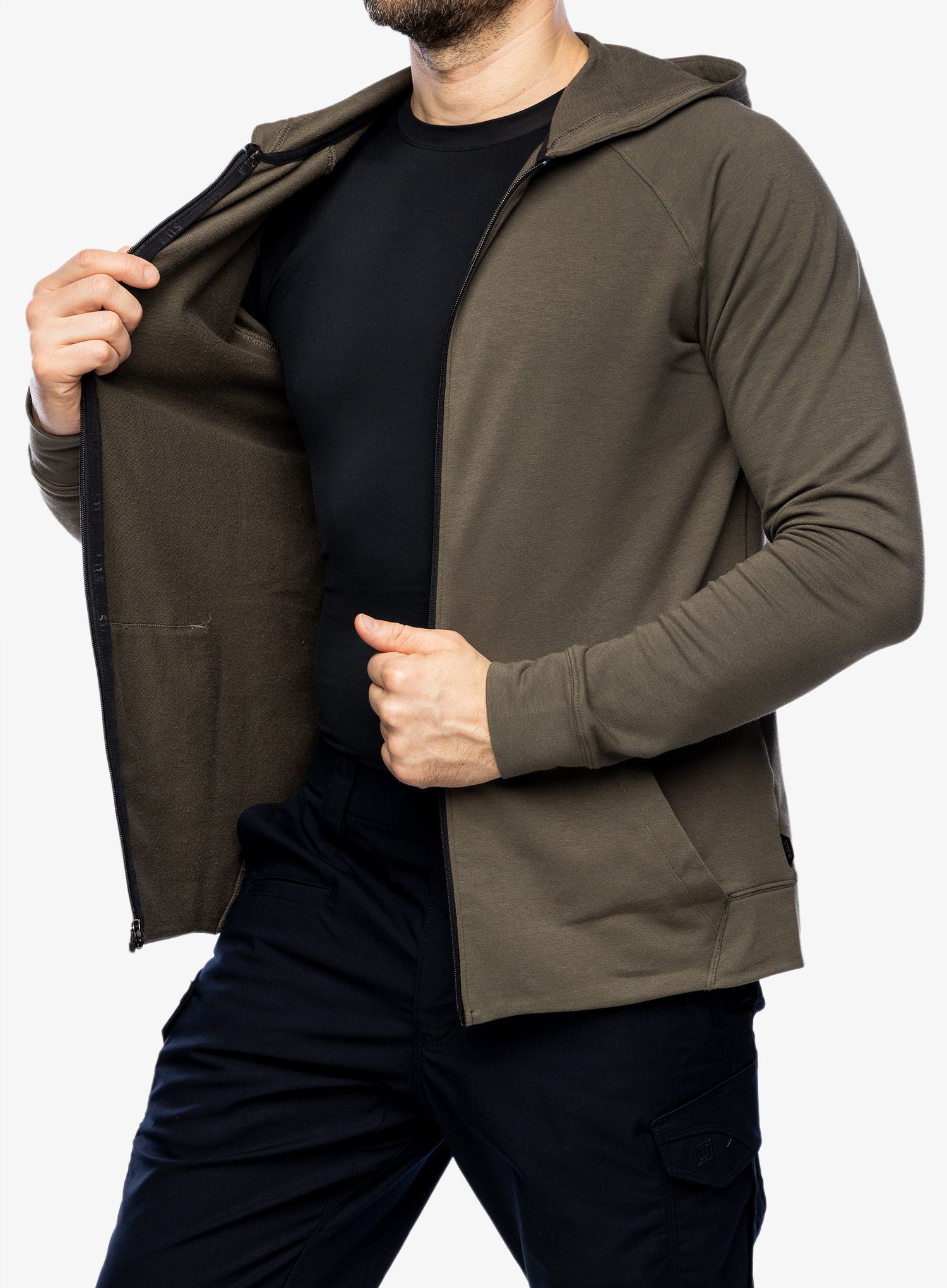 Кофта на замку 5.11 Zone Full Zip Hoodie - ranger green