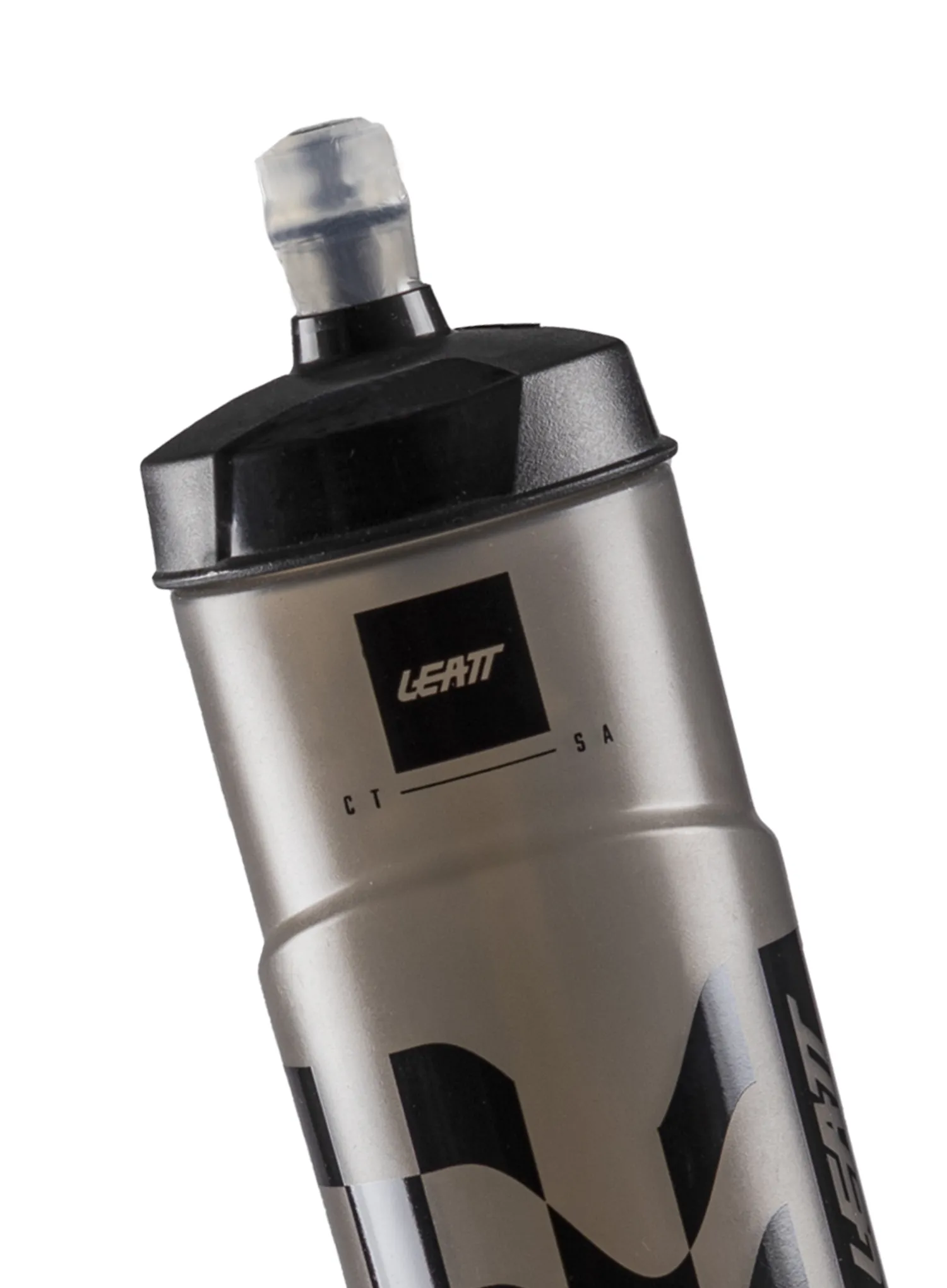 Пляшка на велосипед Leatt SteadySip Convertible 600 ml Fidlock with Bike Base - smoke
