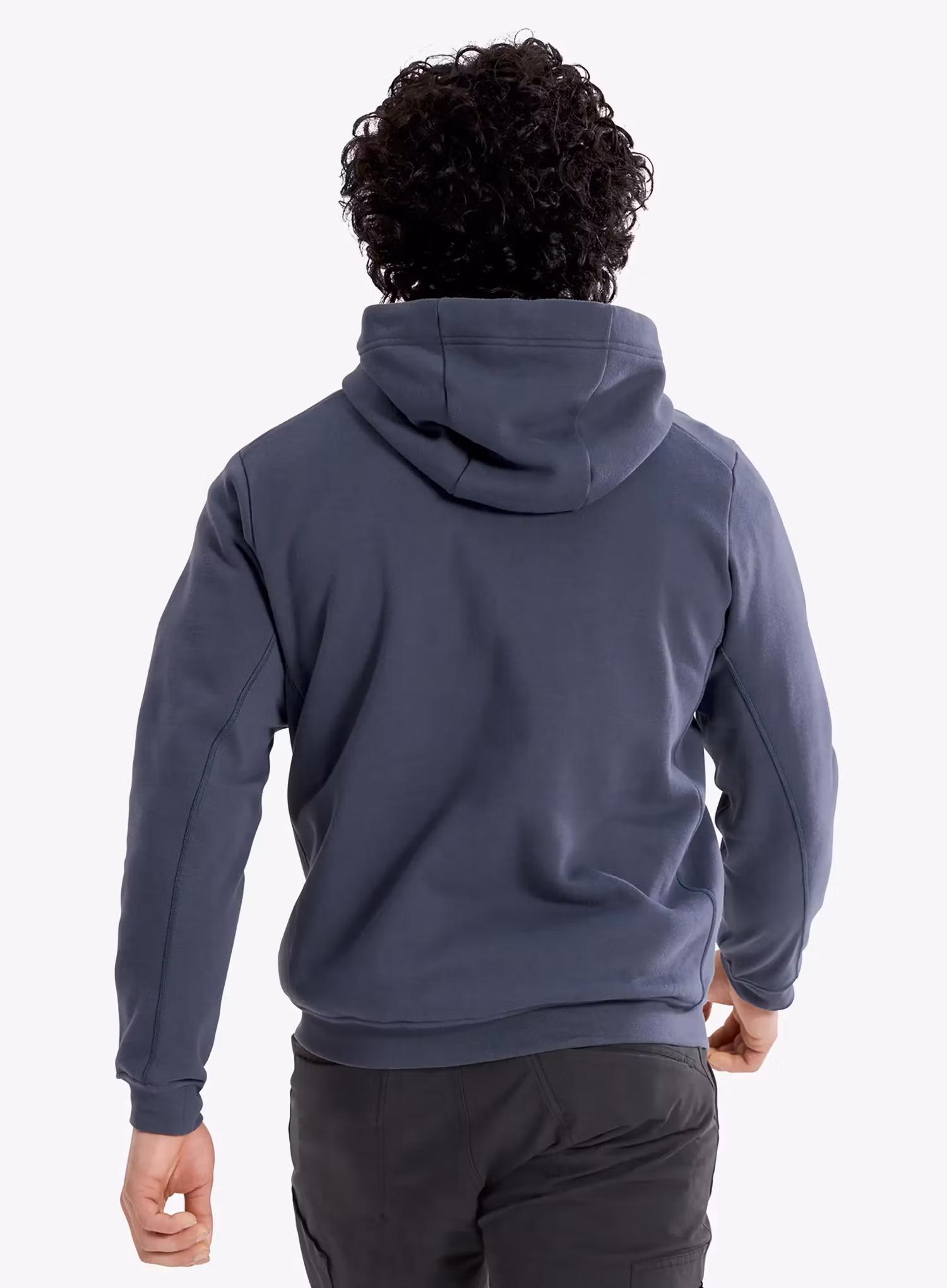 Кофта з каптуром Arcteryx Emblem Fleece Full-Zip Hoody - dk stratus
