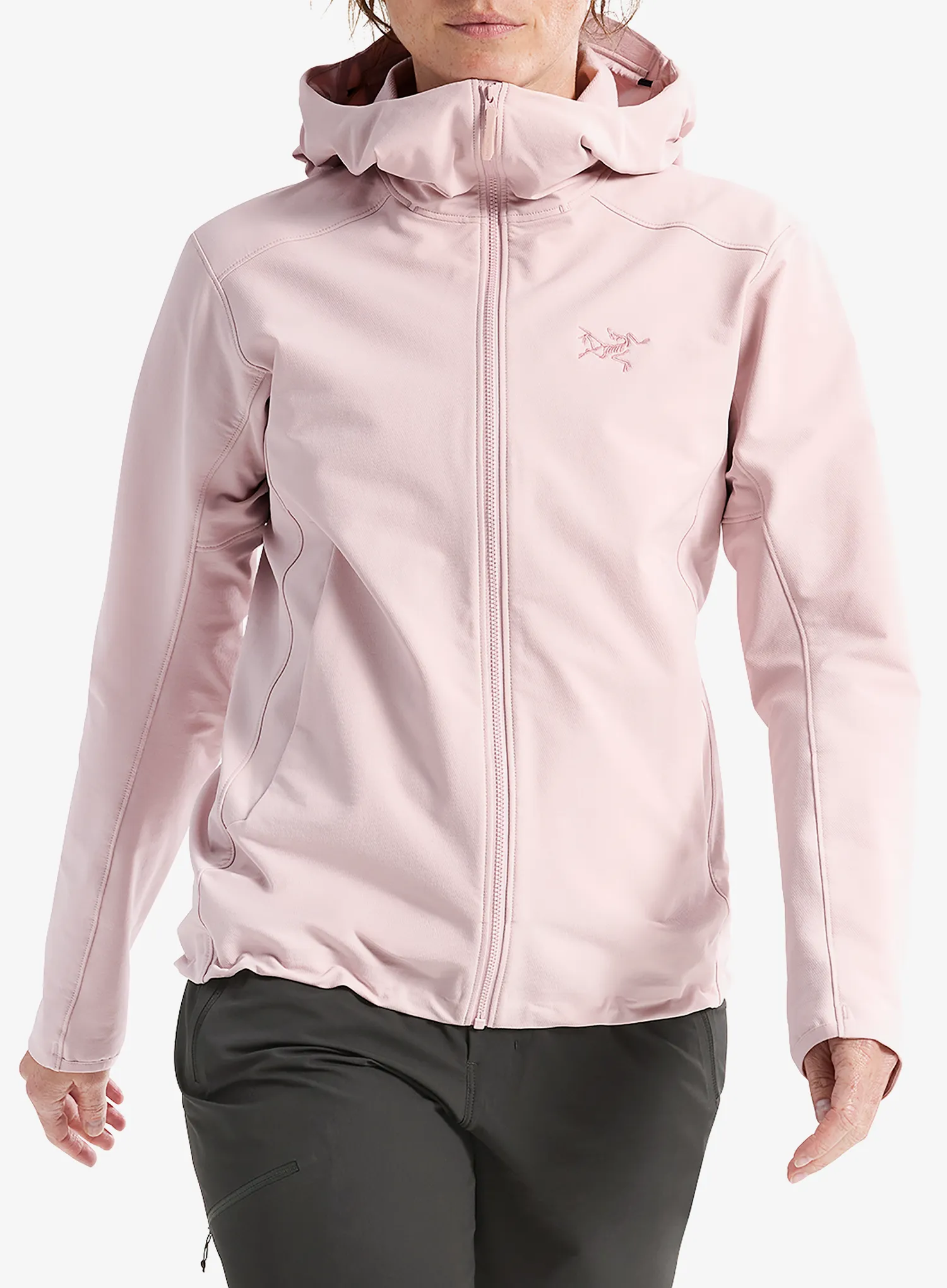 Куртка softshell жіноча Arcteryx Gamma Hoody - alpine rose