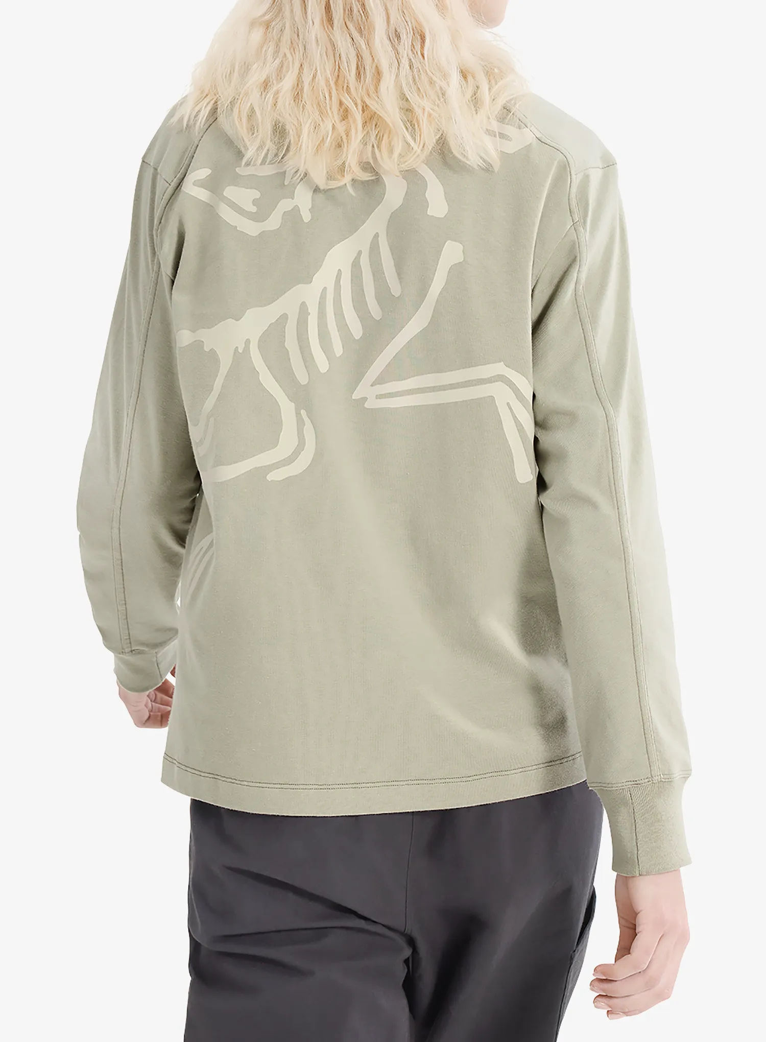 Кофта для скелелазіння жіноча Arcteryx Kragg Cotton Bird Crew LS - habitat