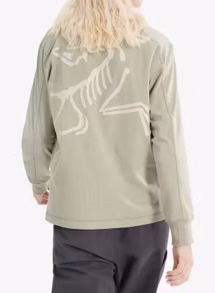 Кофта для скелелазіння жіноча Arcteryx Kragg Cotton Bird Crew LS - habitat