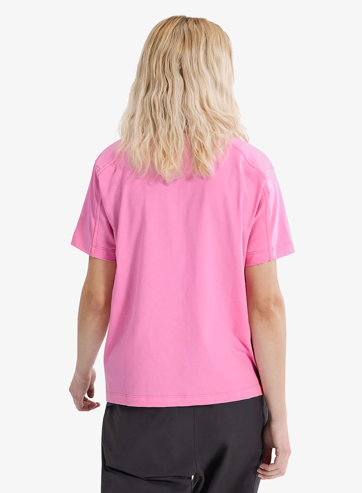 Футболка для скелелазіння жіноча Arcteryx Kragg Cotton Little Bird Crew SS - pineberry