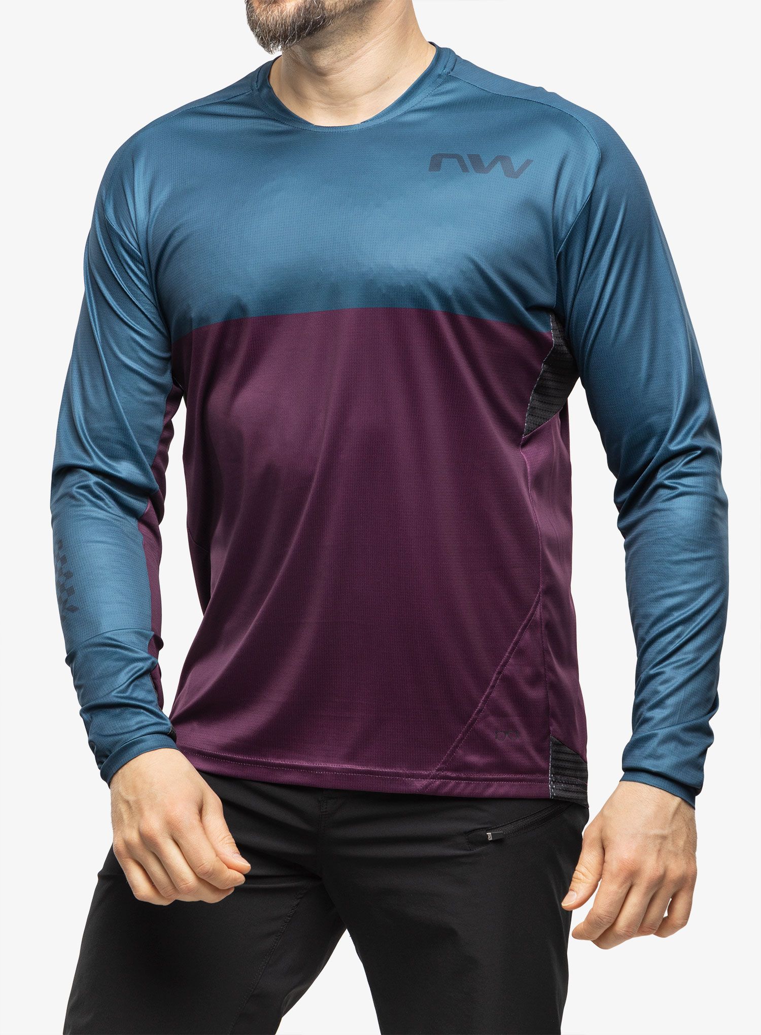 Велокофта Northwave Edge Jersey Long Sleeve - deep blue/purple
