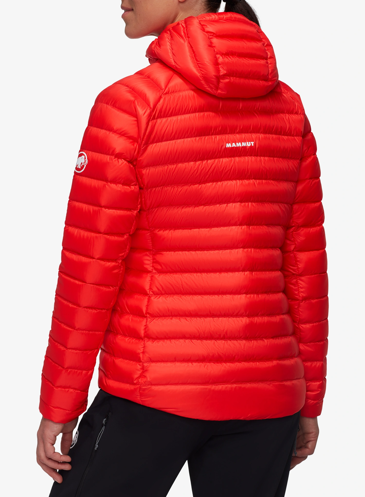 Пуховик жіночий Mammut Broad Peak IN Hooded Jacket - mammut red/red