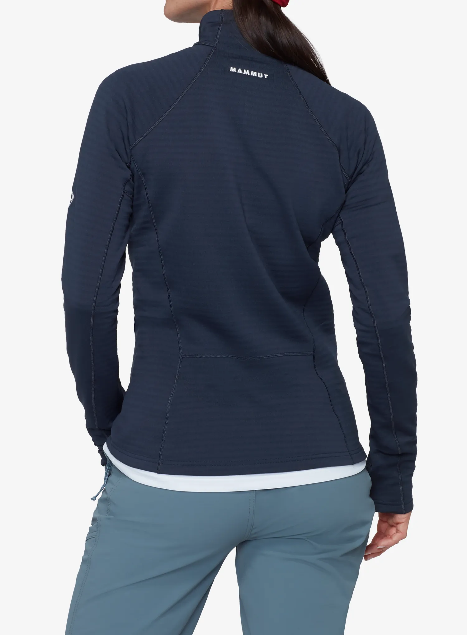 Кофта на замку жіноча Mammut Taiss ML Jacket - marine