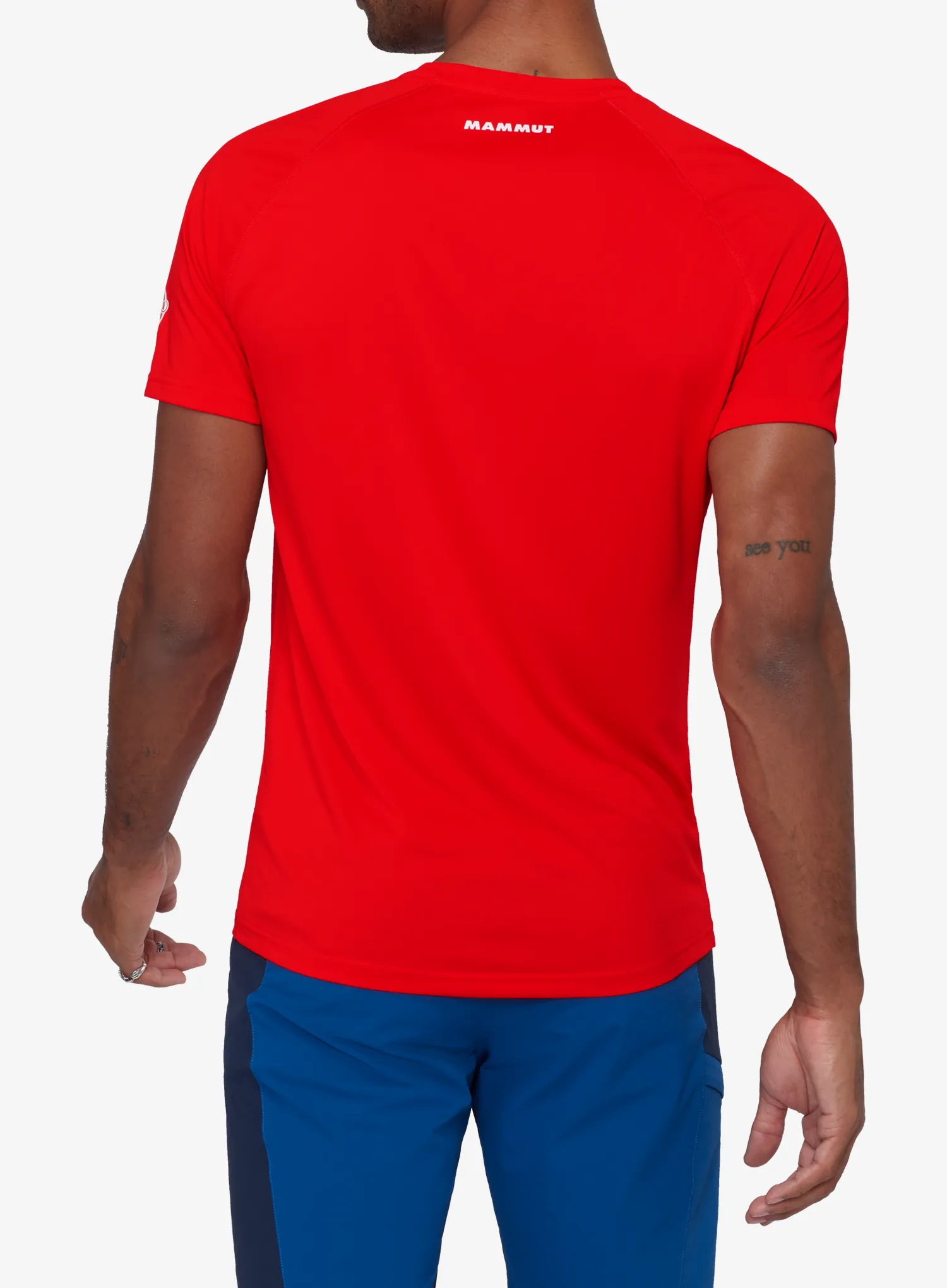 Футболка для скелелазіння Mammut Ducan FL T-Shirt - mammut red