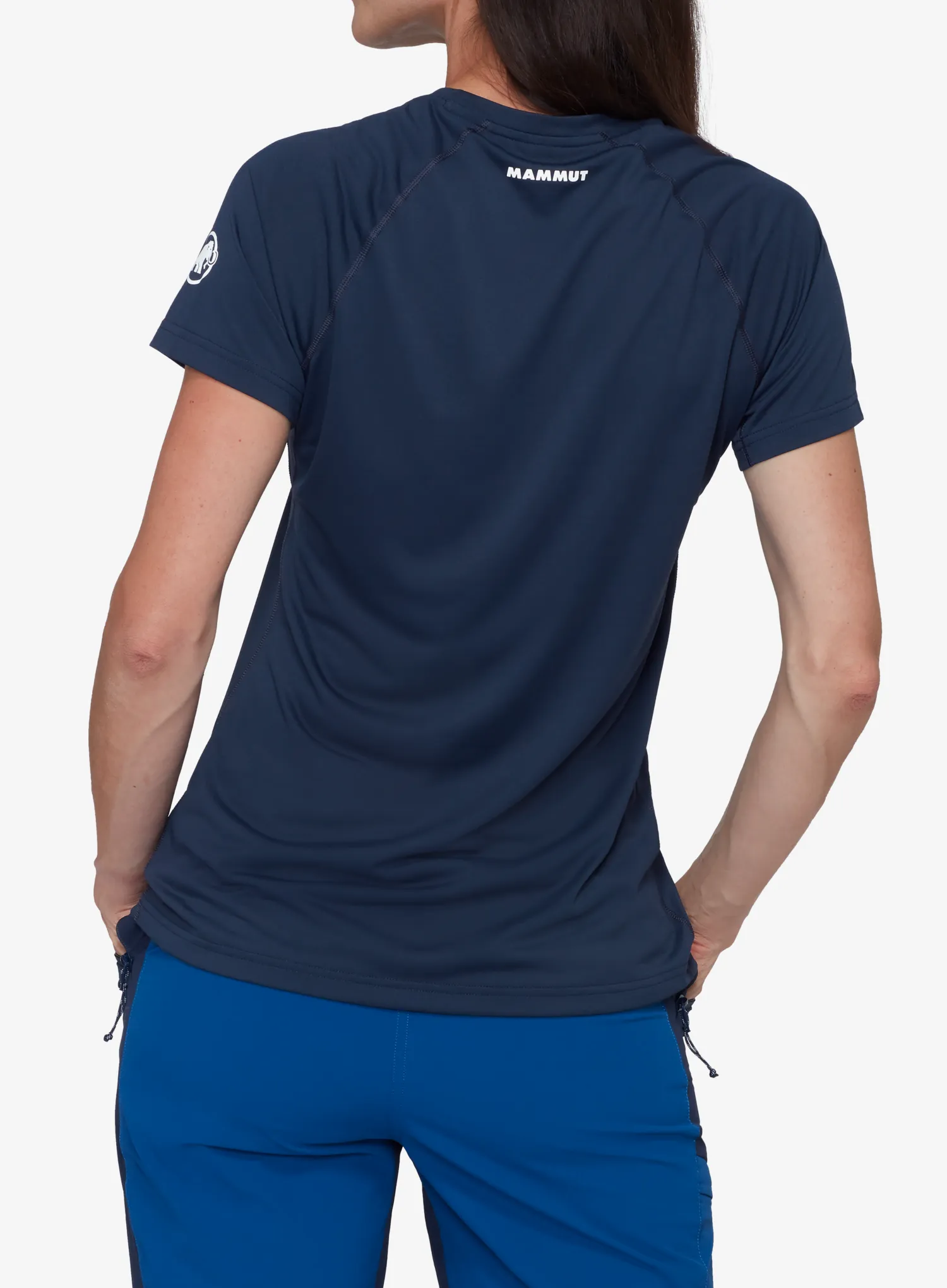 Футболка для скелелазіння жіноча Mammut Ducan FL T-Shirt - marine