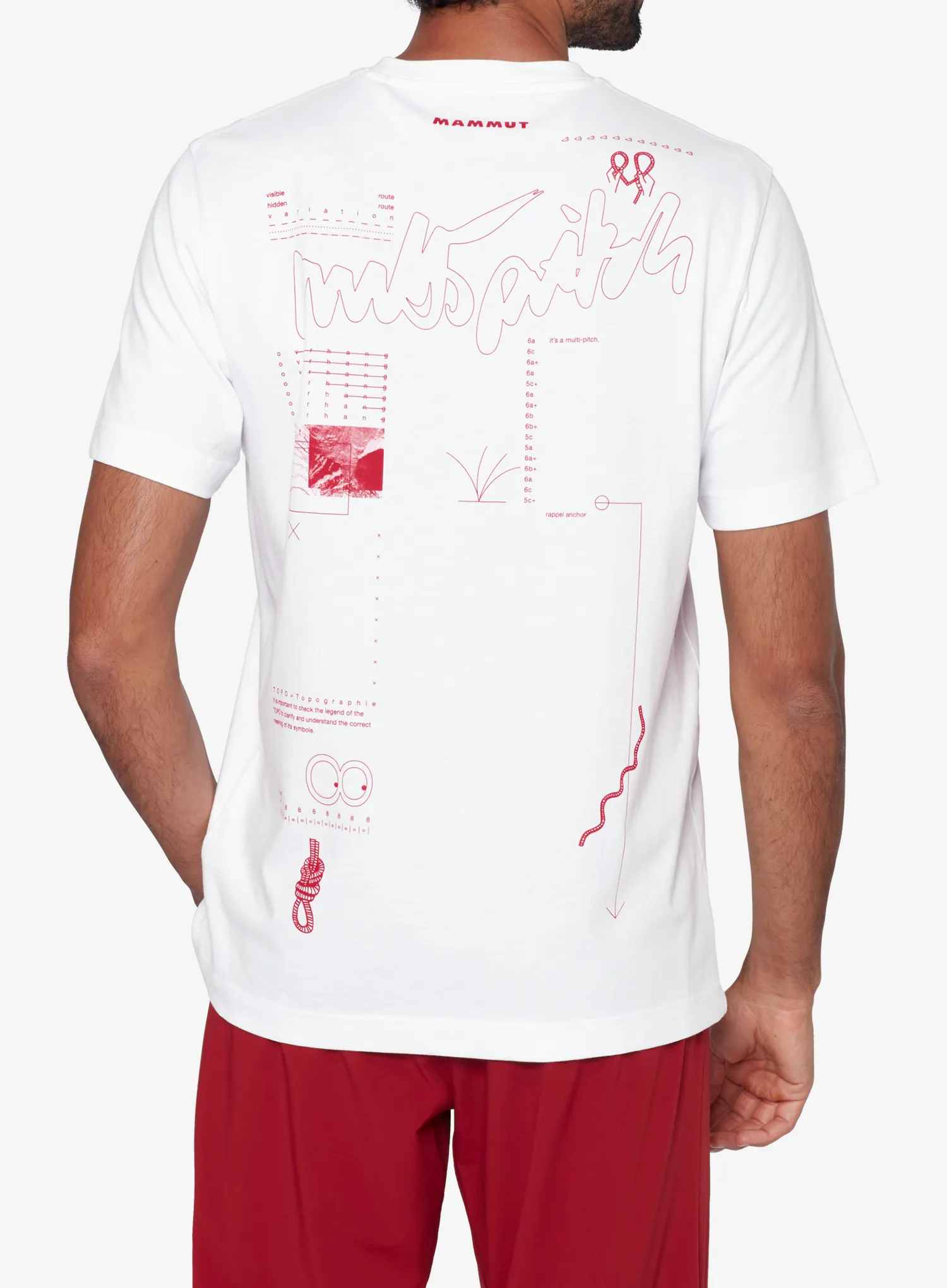 Футболка для скелелазіння Mammut Mammut Base T-Shirt Multi-Pitch - white