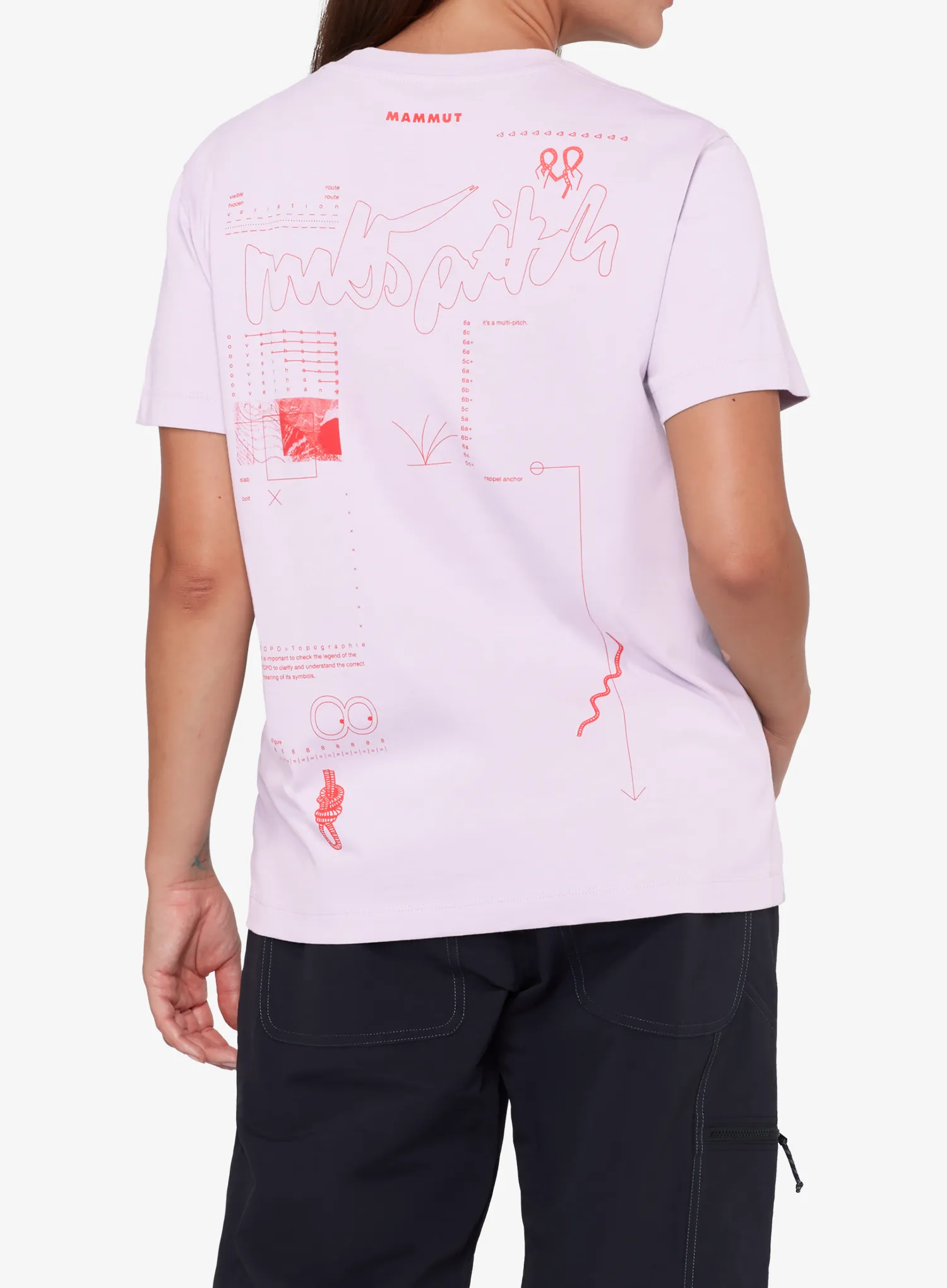 Футболка для скелелазіння жіноча Mammut Mammut Base T-Shirt Multi-Pitch - alpine calamint