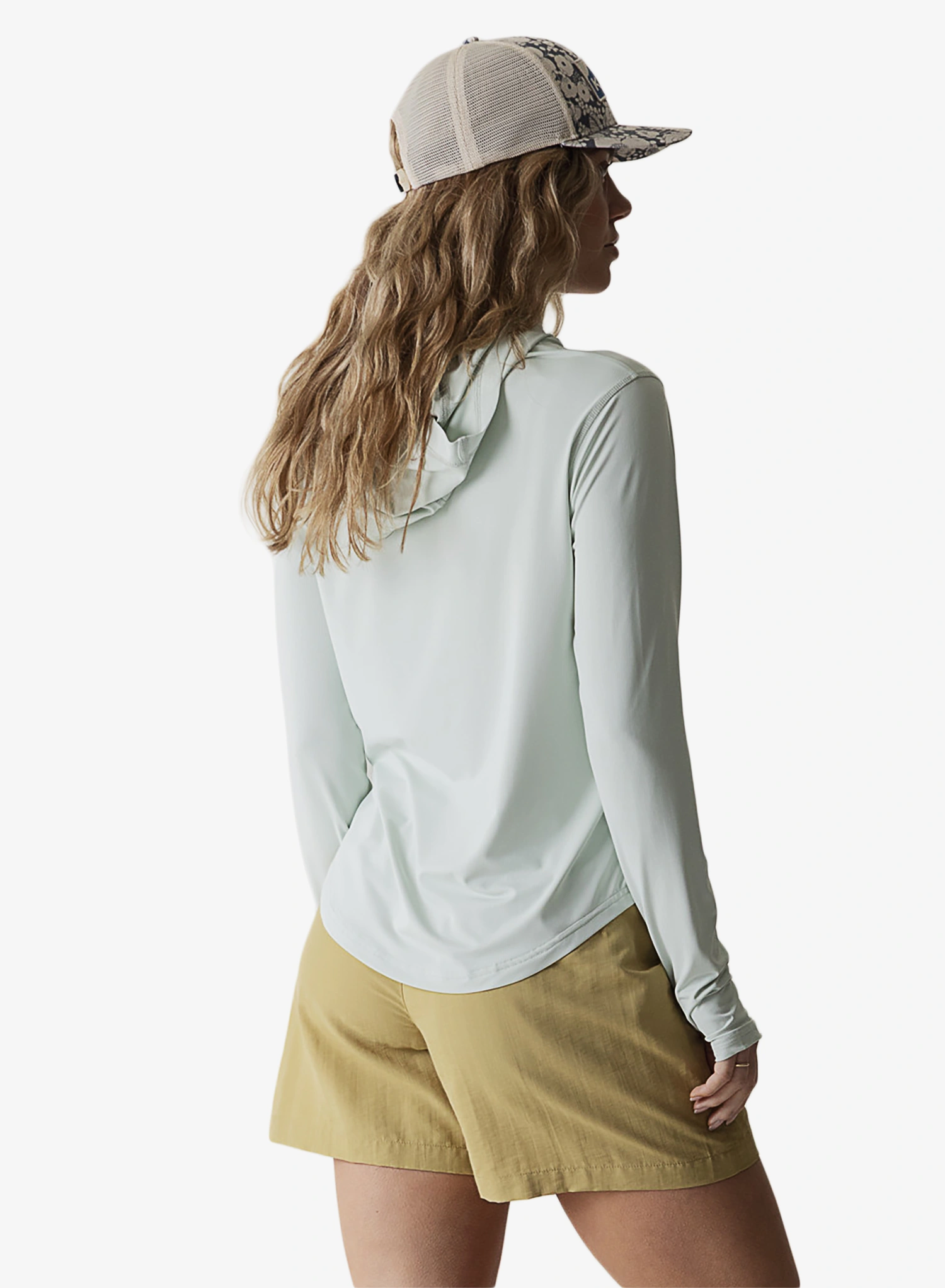 Кофта з каптуром жіноча Kavu Sunlite Hoodie - sky mint