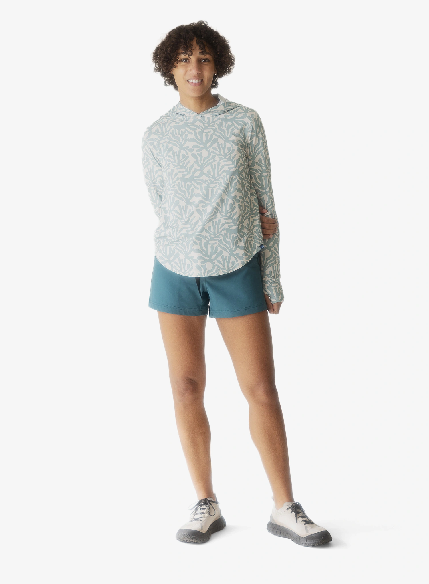 Кофта з каптуром жіноча Kavu Sunlite Hoodie - mystic garden