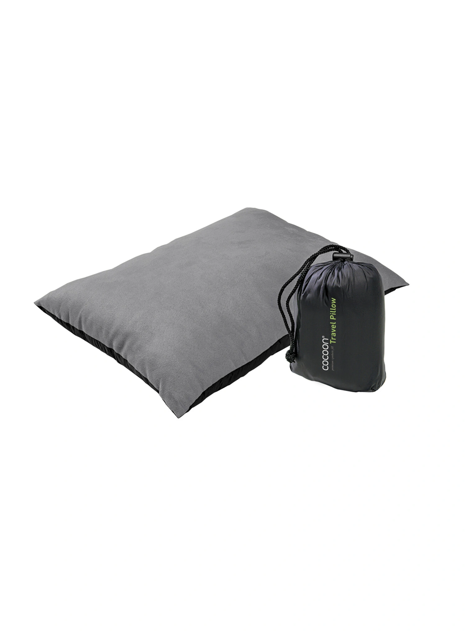 Подушка туристична Cocoon Synthetic Travel Pillow S - charcoal/smoke grey