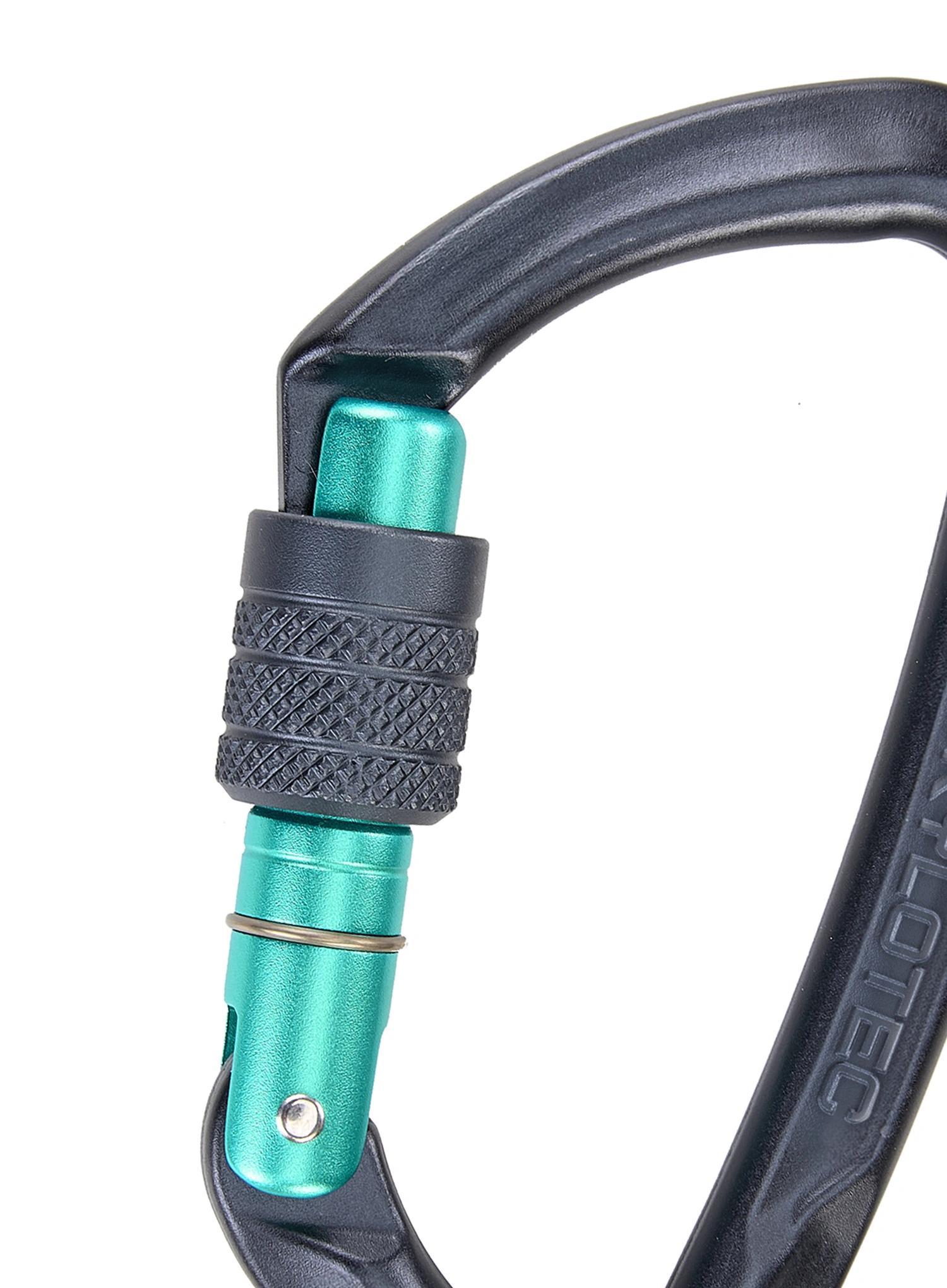 Карабін SKYLOTEC Lime SG - anthracite/aquamarine
