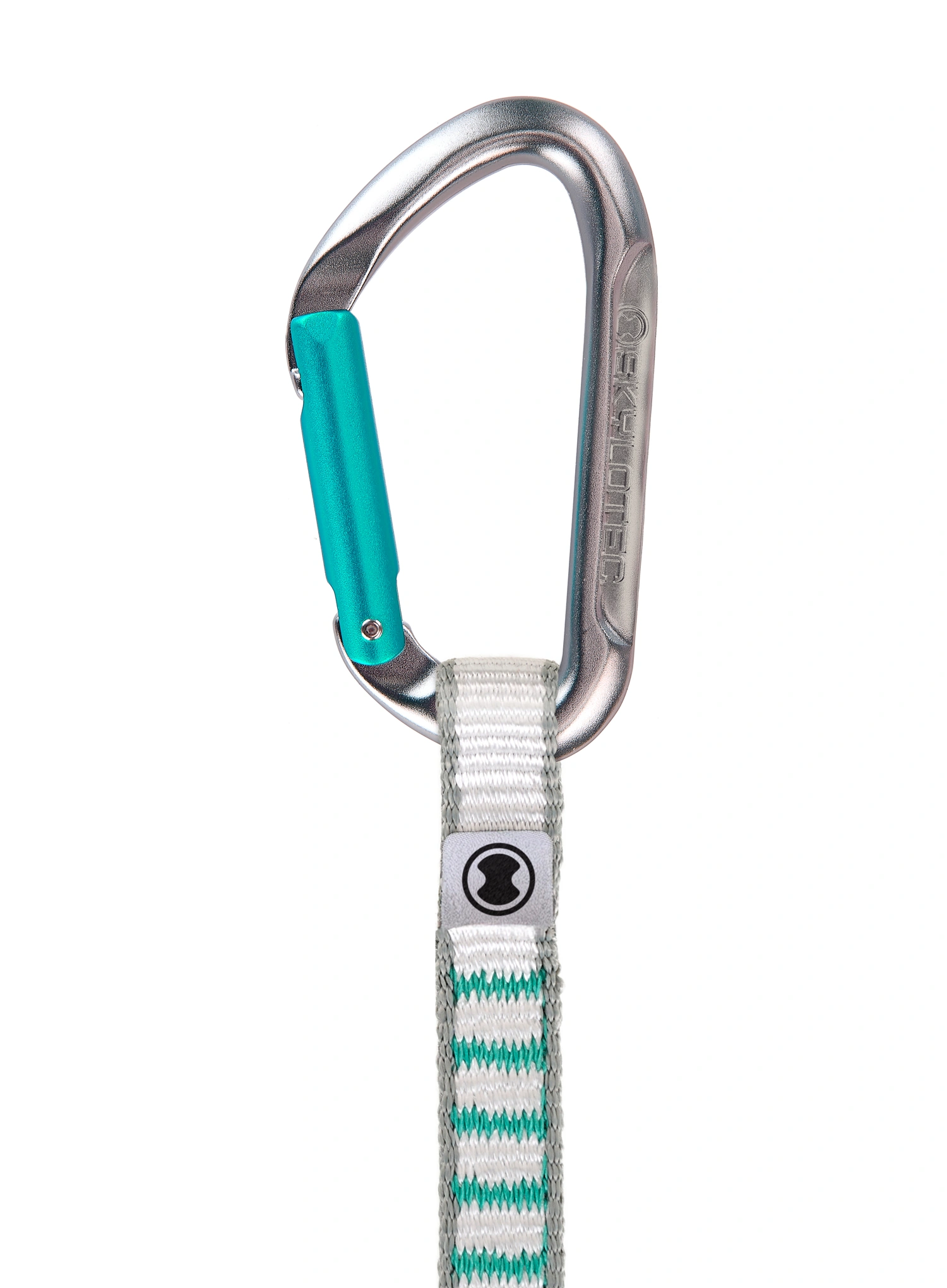 Відтяжка  SKYLOTEC Salto NY 12 cm - titanium/aquamarine