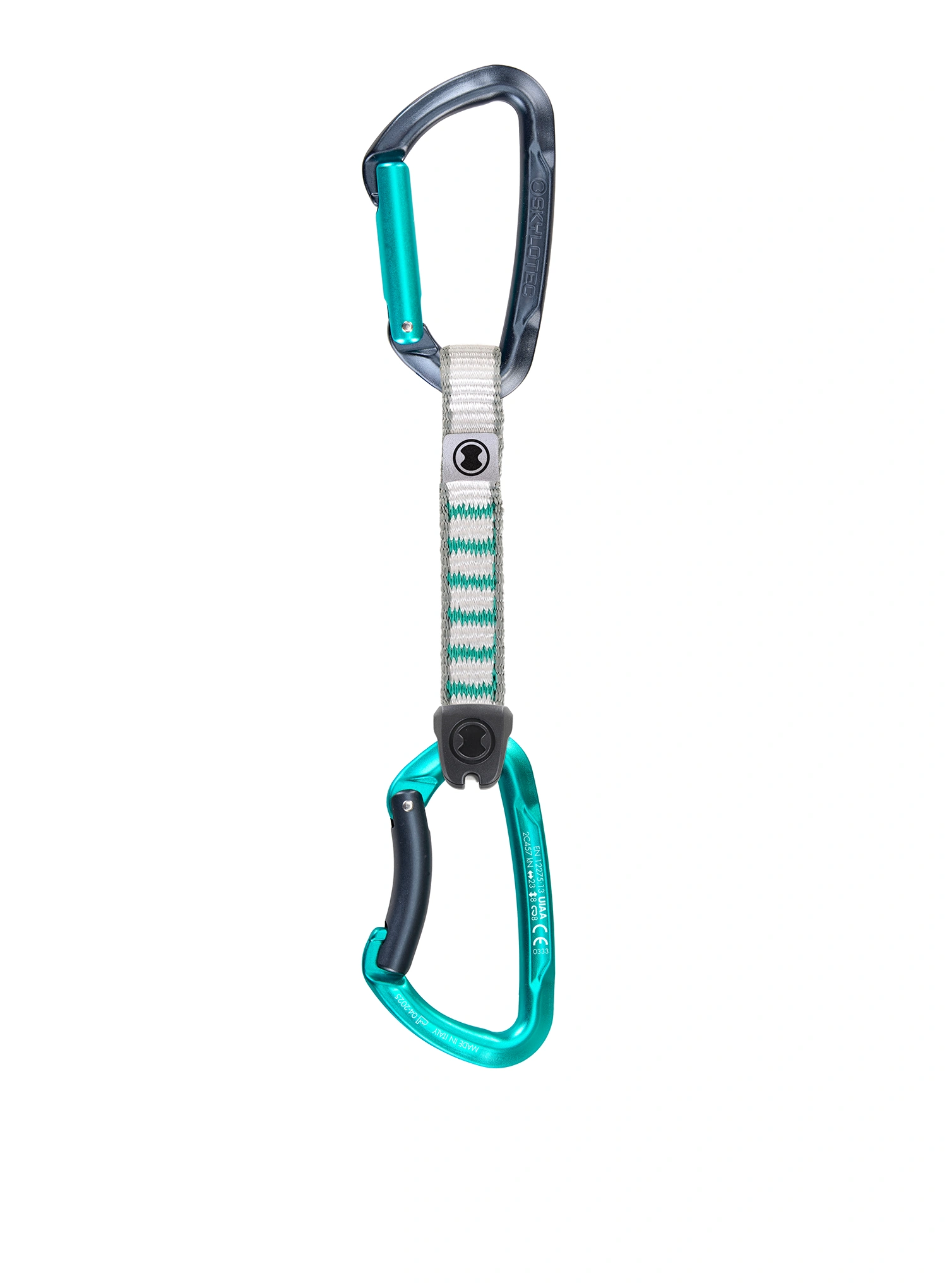 відтяжки SKYLOTEC Lime Set NY - 6 Pack 12 cm - anthracite/aquamarine