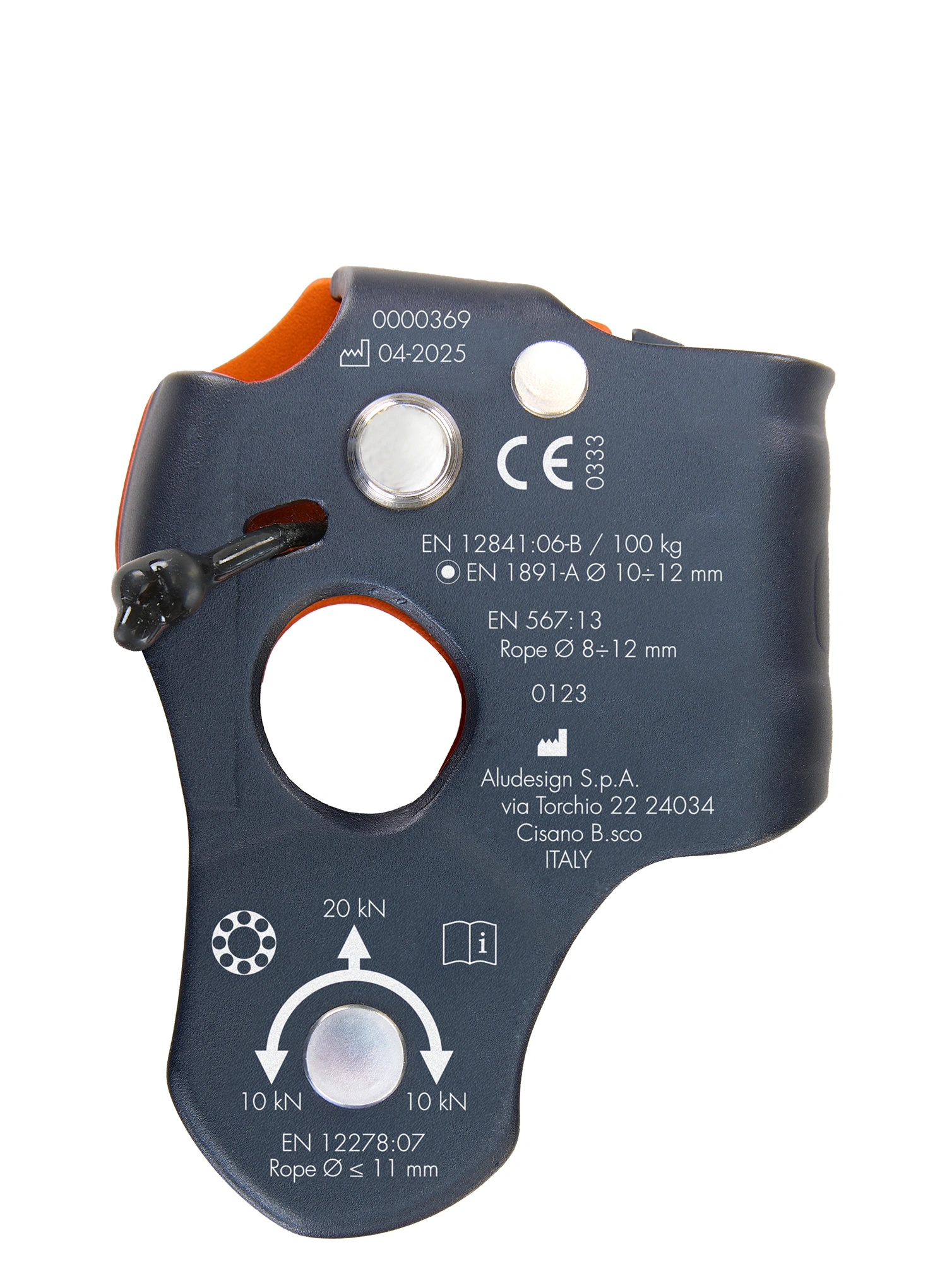 Зажим SKYLOTEC Cric - anthracite/orange