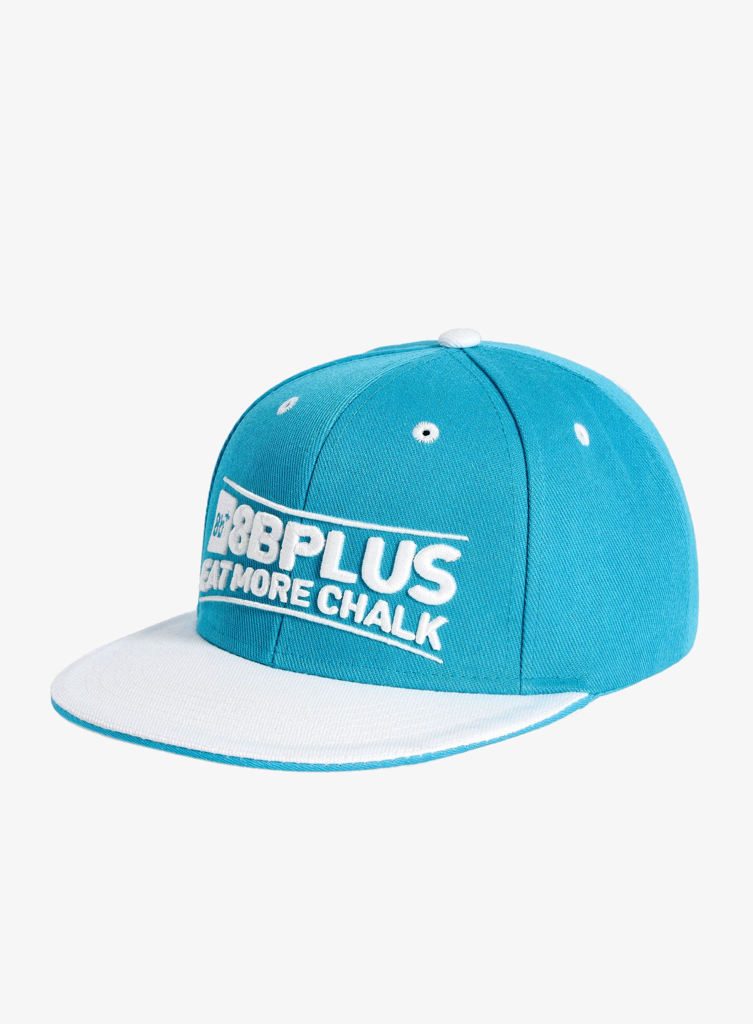 Кепка 8B+ Snapback Cap Eat More Chalk - blue/white